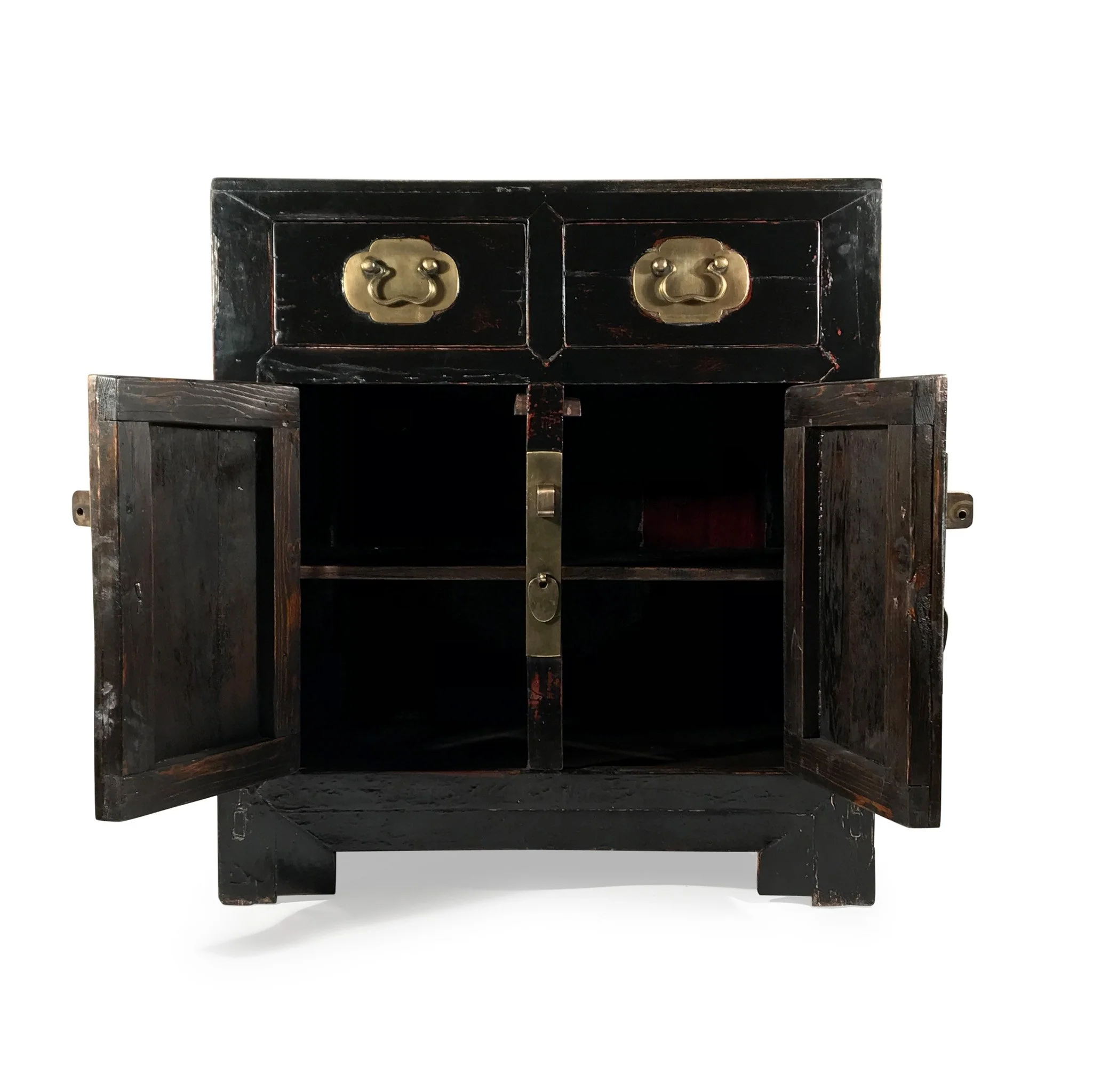 Black Lacquer Sideboard From Tianjin - 19thC - Image 4