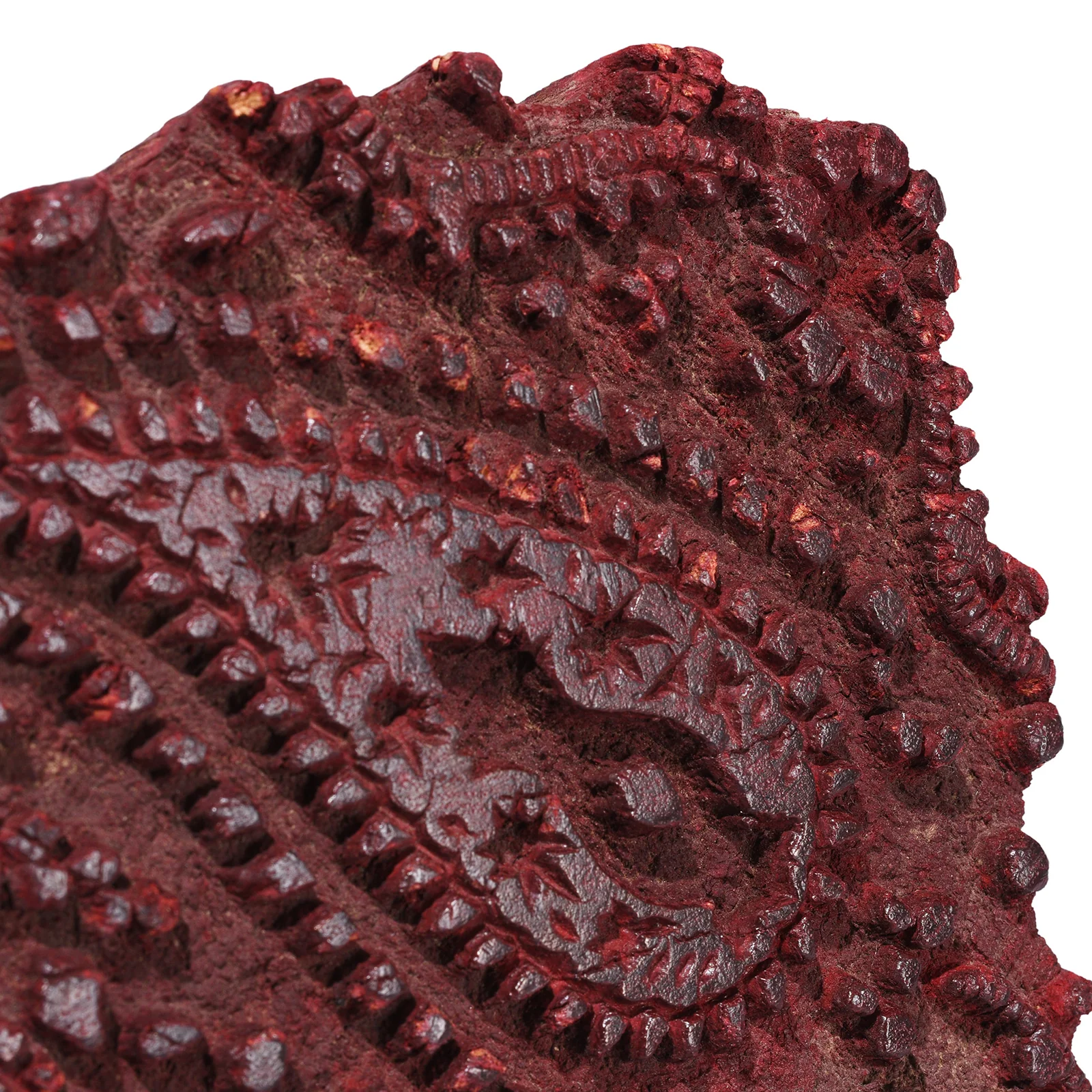 Old Paisley Textile Printing Block From Jaipur - Ca 1930 - Image 2