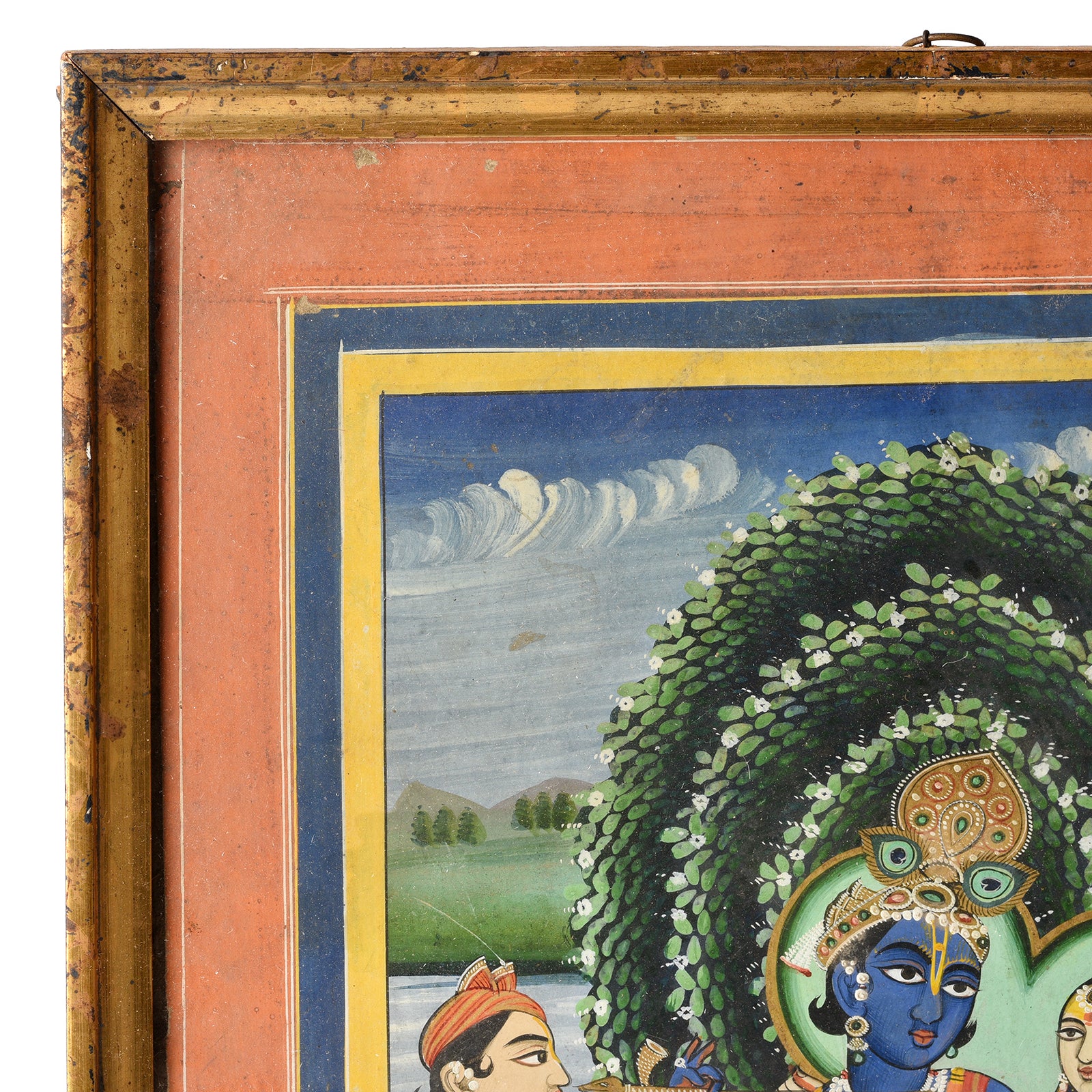 Jaipur School Painting Of Krishna & The Gopis - 19th Century - Image 5