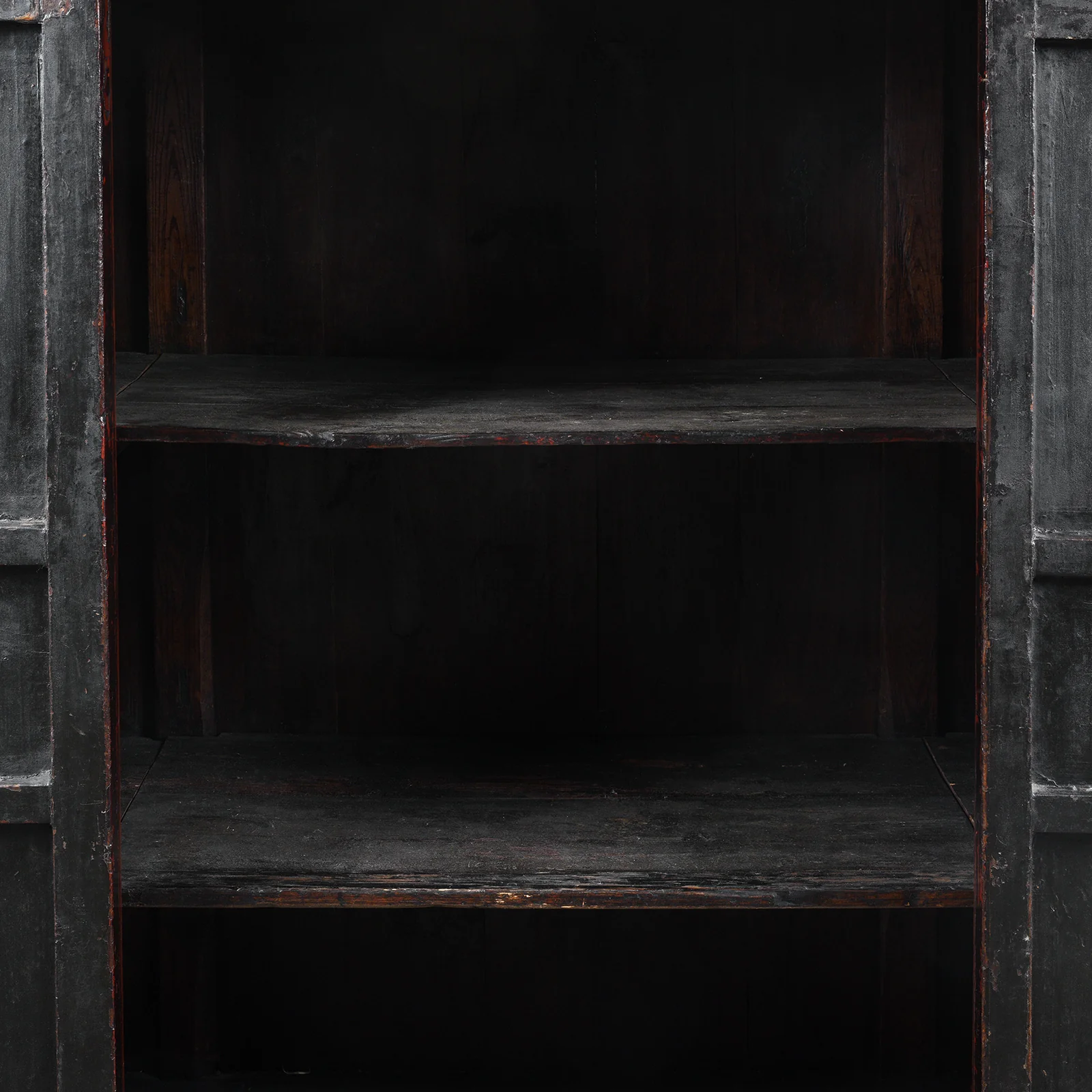 Red Lacquer Wedding Cabinet From Shanxi  -19th Century - Image 5