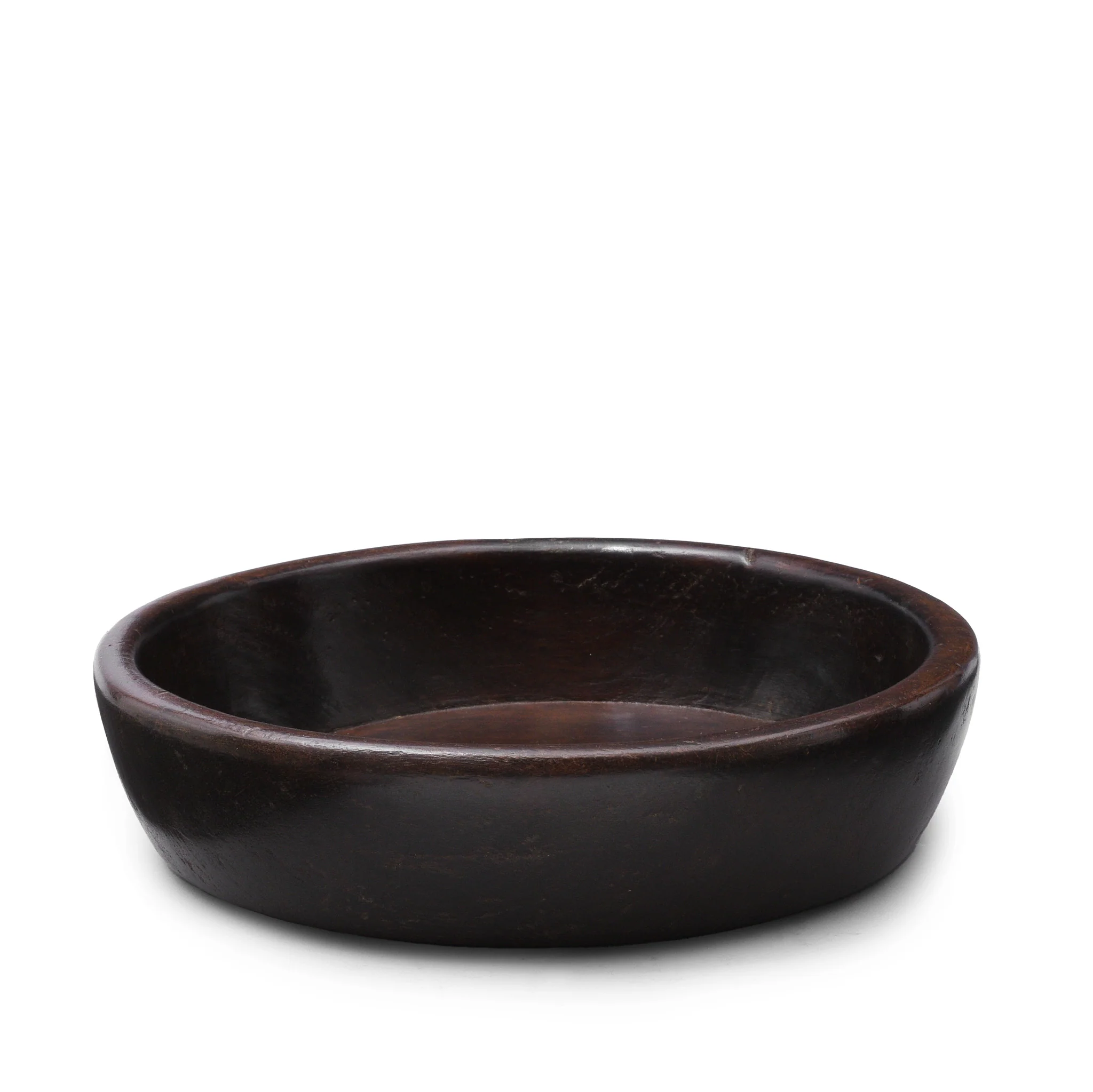 Carved Teak Parath Bowl From Rajasthan - Ca 1920