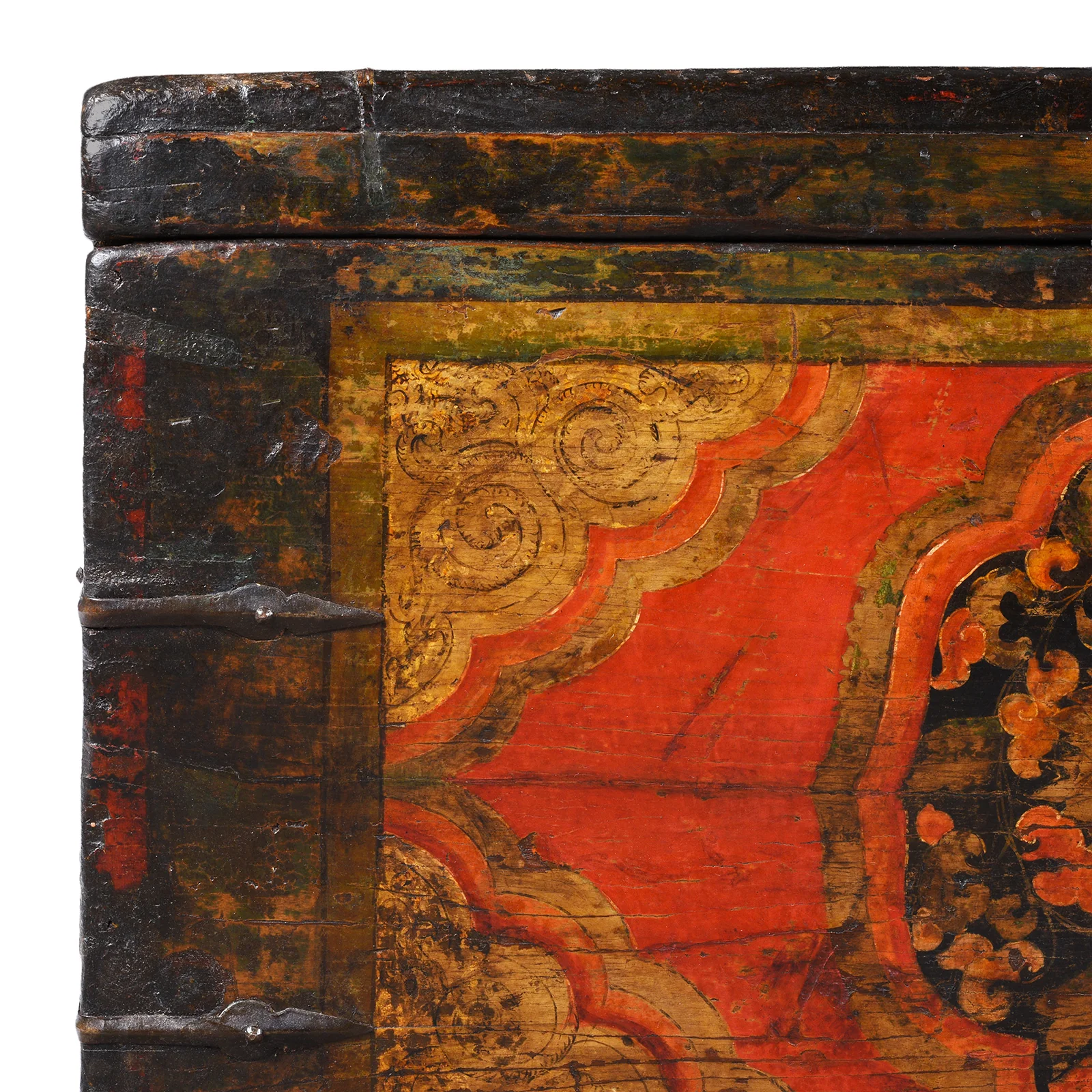 Small Painted Tibetan Storage Chest - 18th Century - Image 3