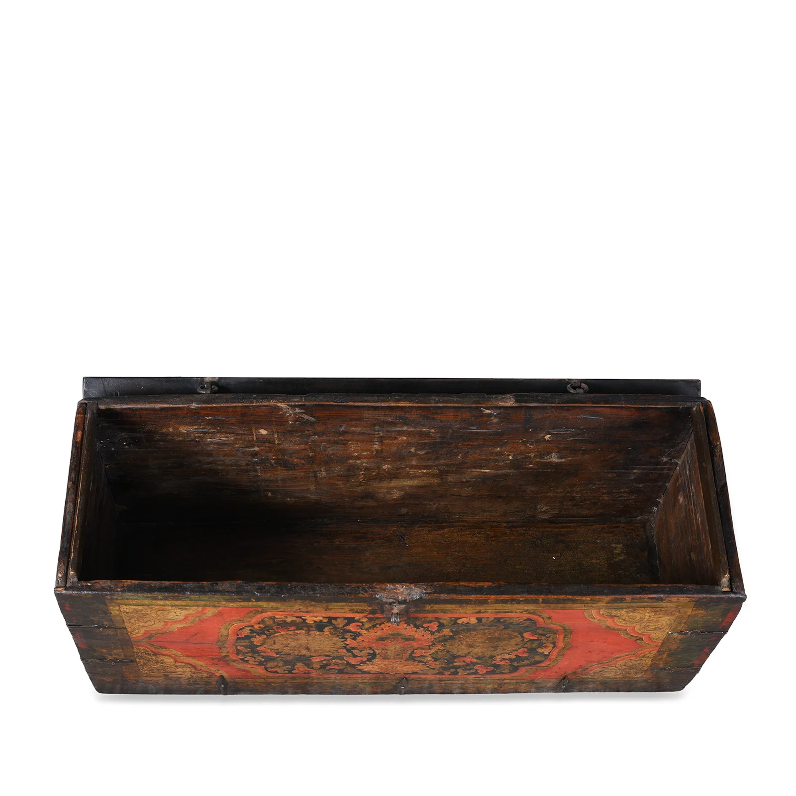 Small Painted Tibetan Storage Chest - 18th Century - Image 5