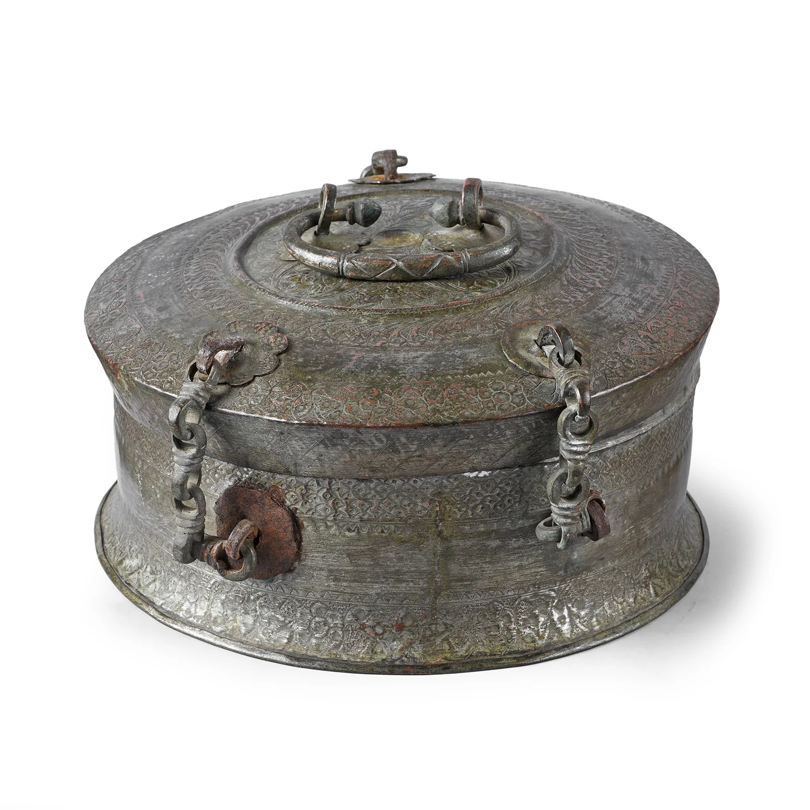Tinned Copper Paan Dan Box From Kashmir - 19th Century - Image 6