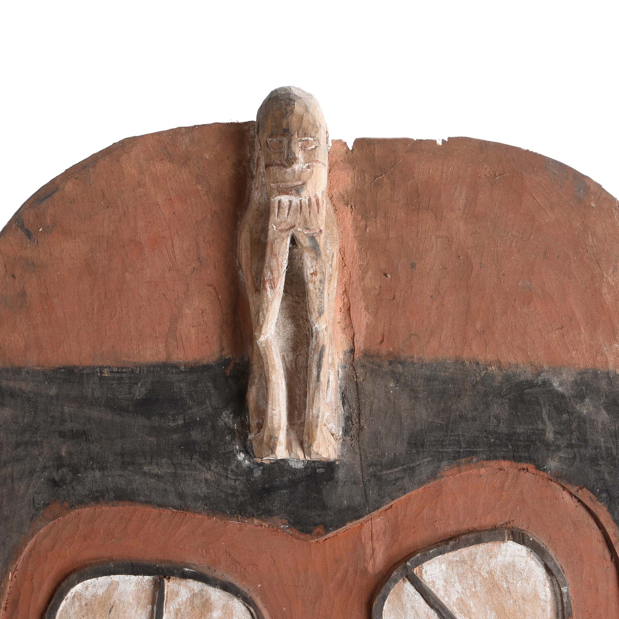 Asmat Ceremonial Shield from New Guinea - Ca 85 yrs old - Image 3