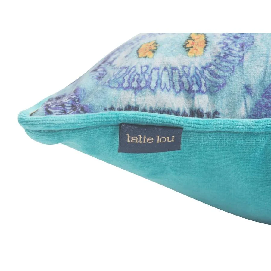 Blue and Tangerine Nui Burst Cushion & Pad - Image 3