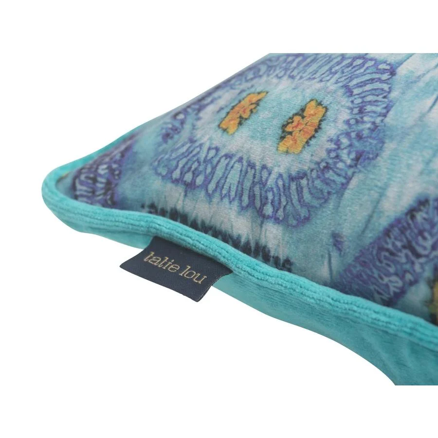 Blue and Tangerine Nui Burst Cushion & Pad - Image 5