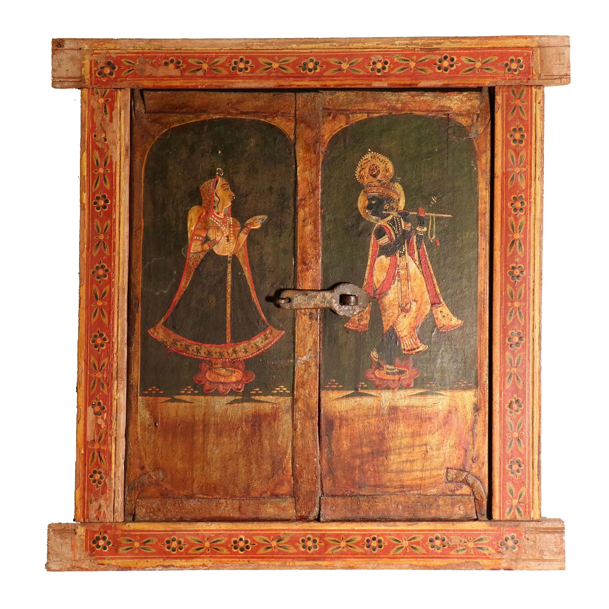Painted Window from Bikaner, Rajasthan - 19thC