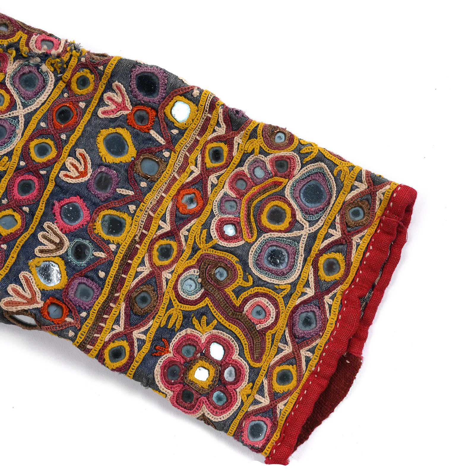 Old Embroidered Mirrorwork Blouse from Kutch - Ca 1930 - Image 4
