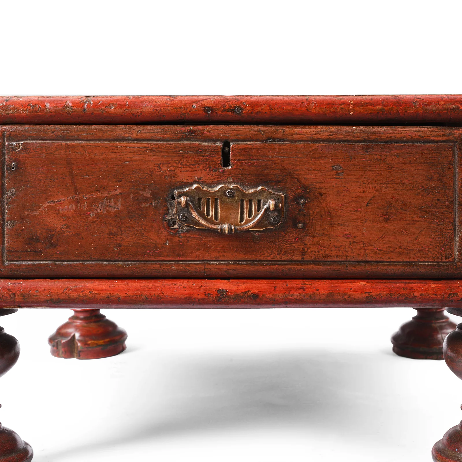 Bajot Low Teak Prayer Table From Gujarat - 19th Century - Image 3