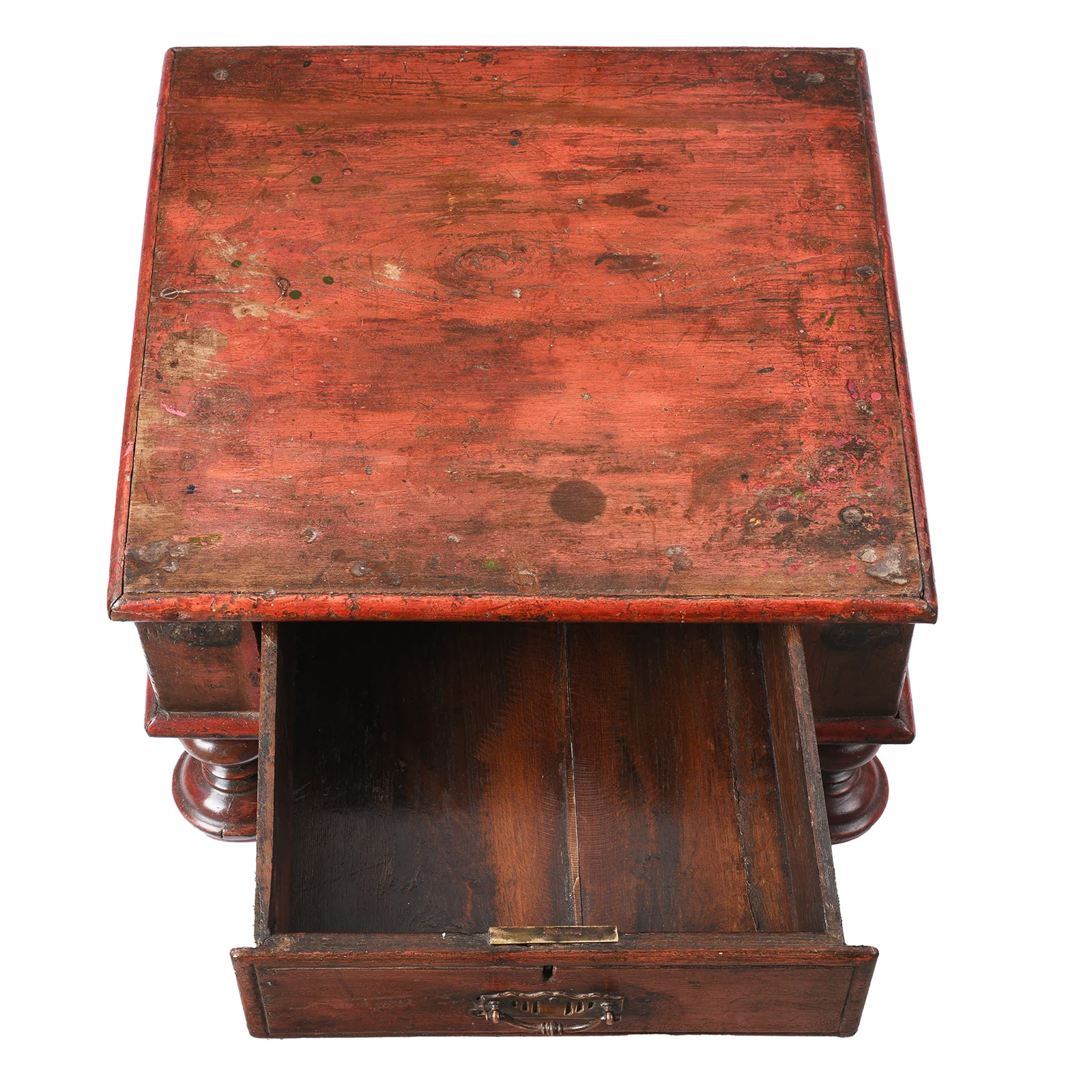 Bajot Low Teak Prayer Table From Gujarat - 19th Century - Image 4