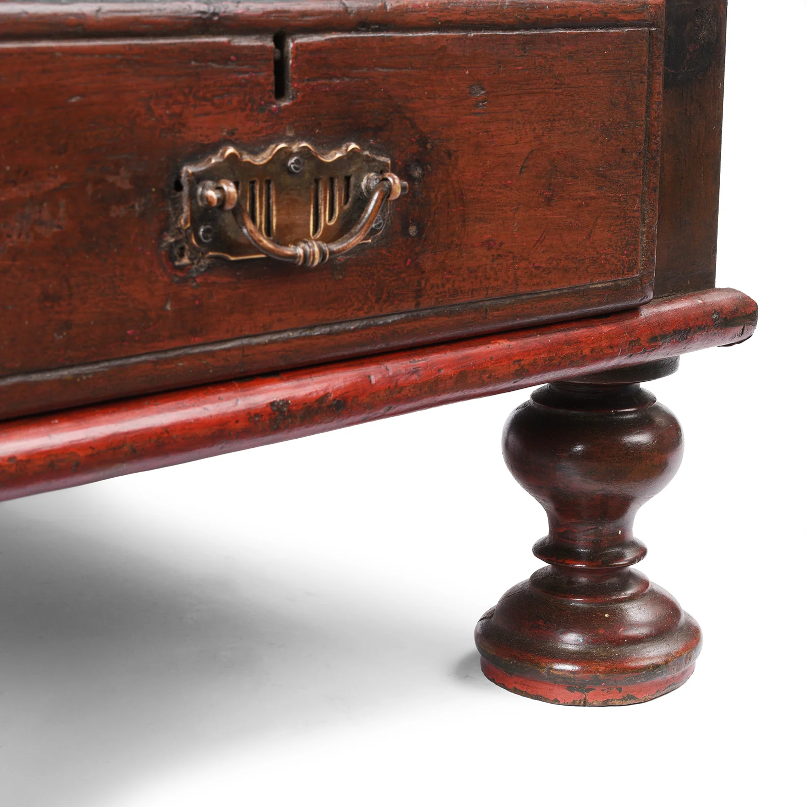 Bajot Low Teak Prayer Table From Gujarat - 19th Century - Image 5
