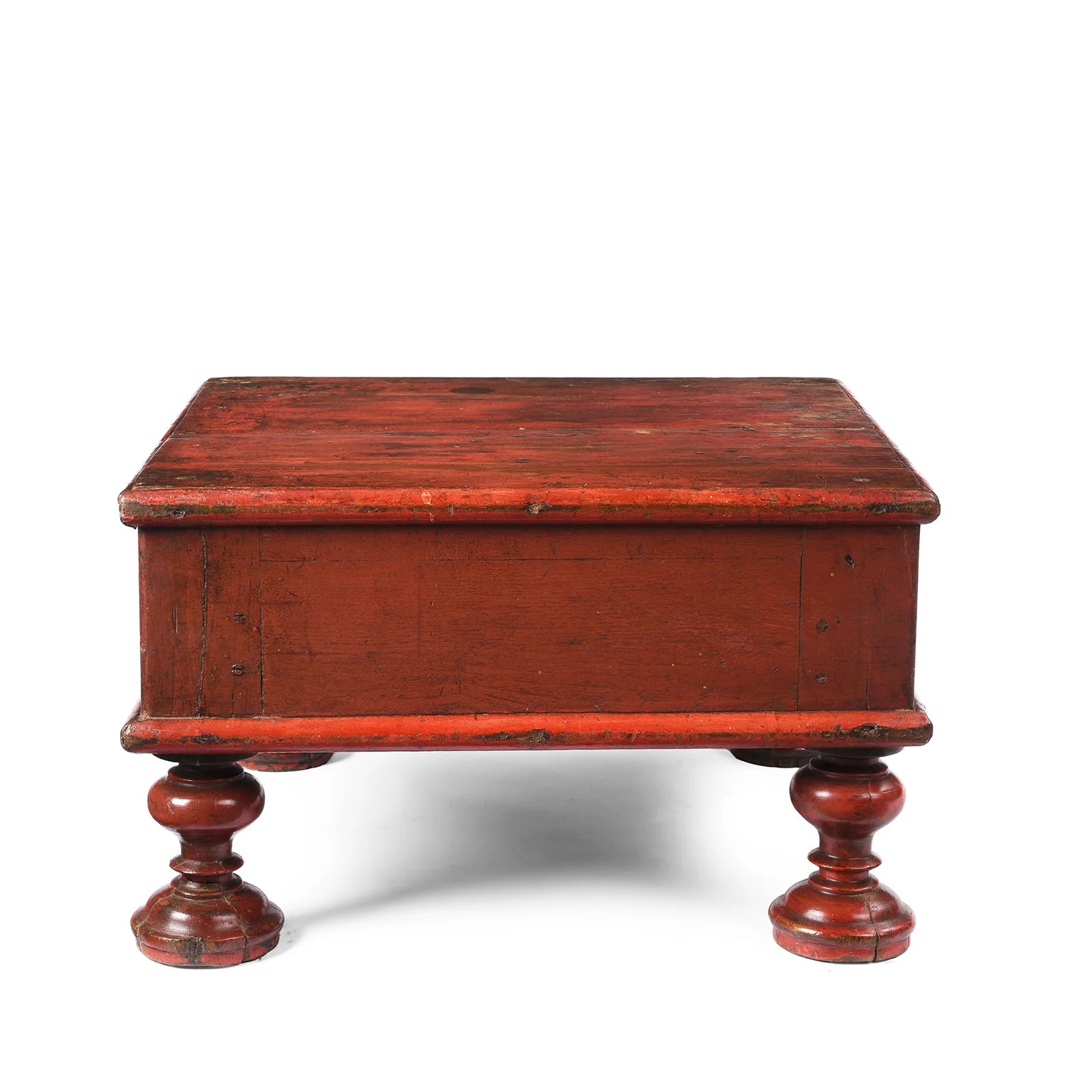 Bajot Low Teak Prayer Table From Gujarat - 19th Century - Image 6