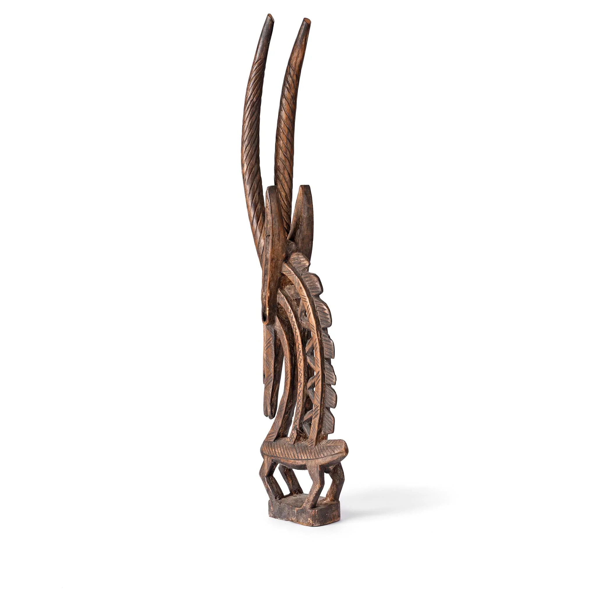 Bambara Ci Wara Antelope Headdress - Early 20thC - Image 4