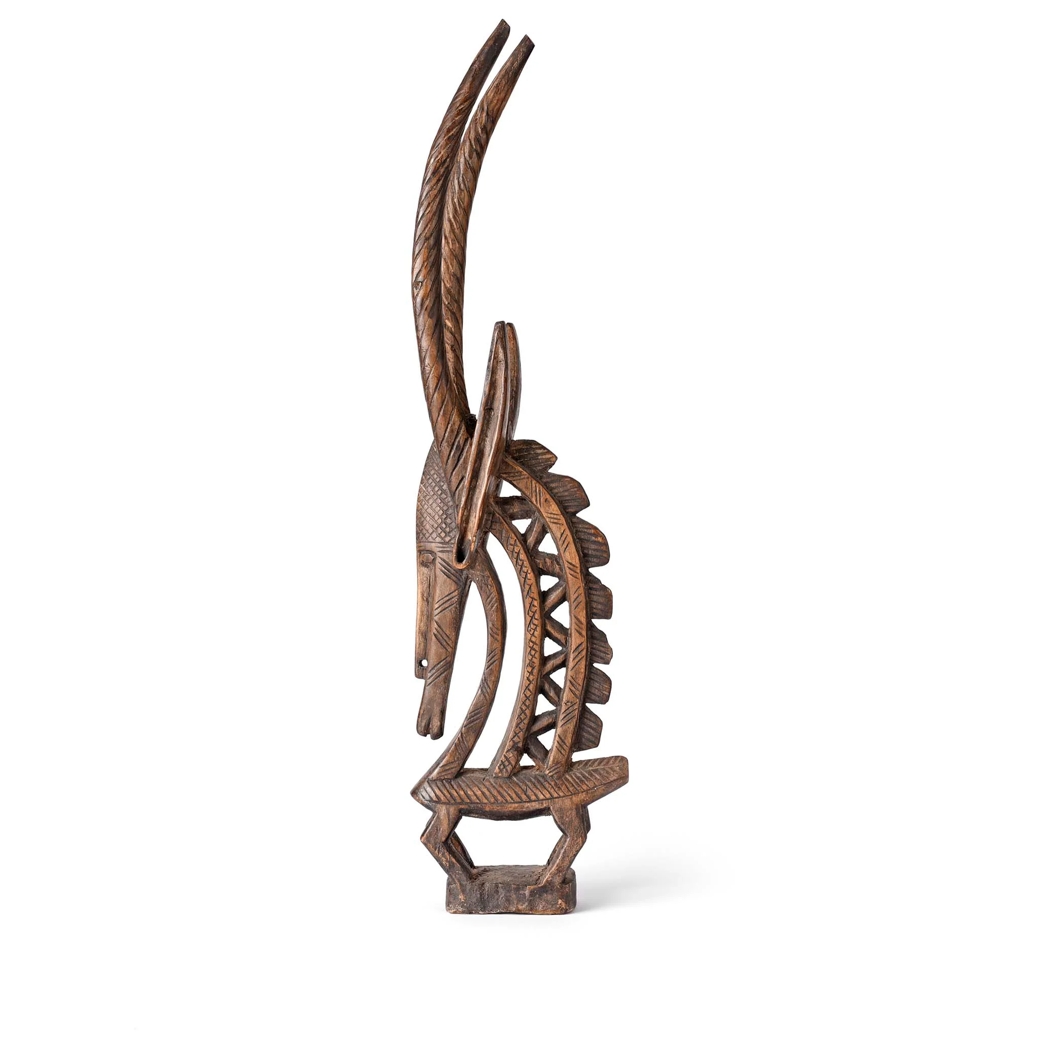 Bambara Ci Wara Antelope Headdress - Early 20thC - Image 5