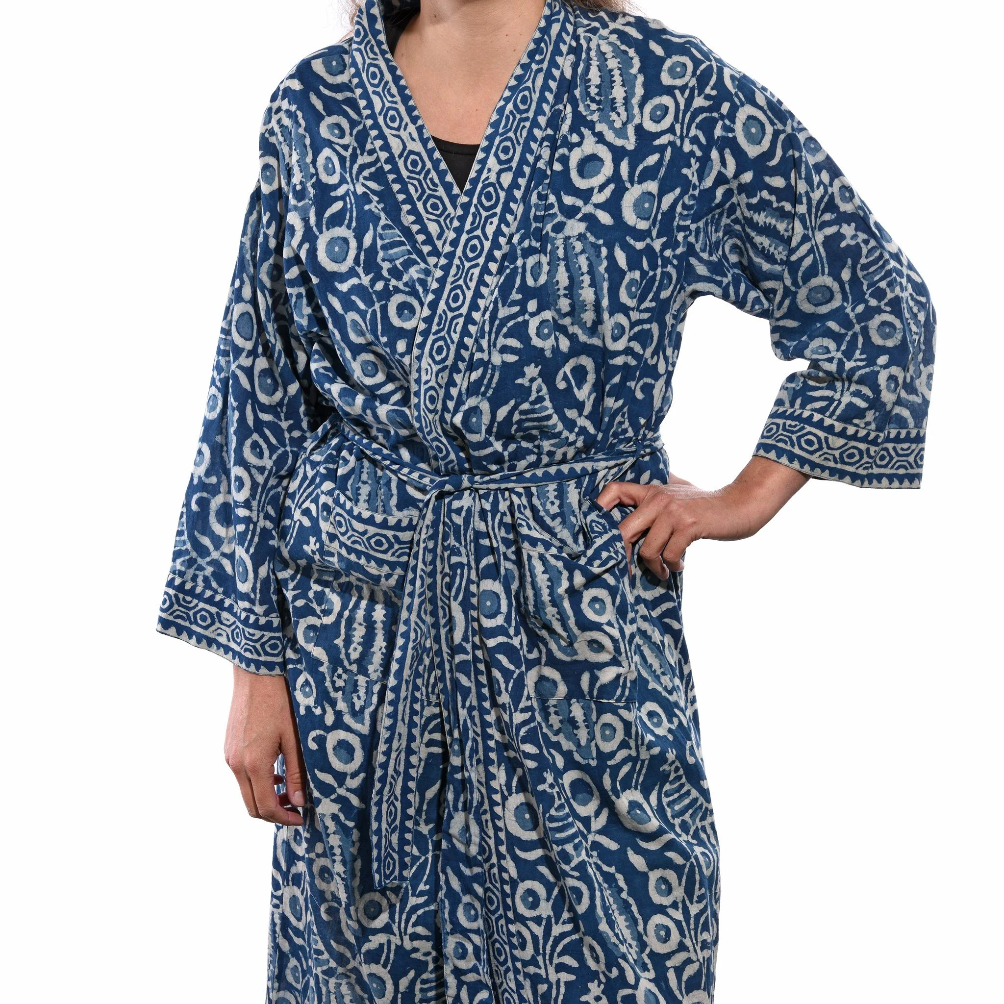 Bath Robe- 100% Cotton - Assorted Designs - Image 19