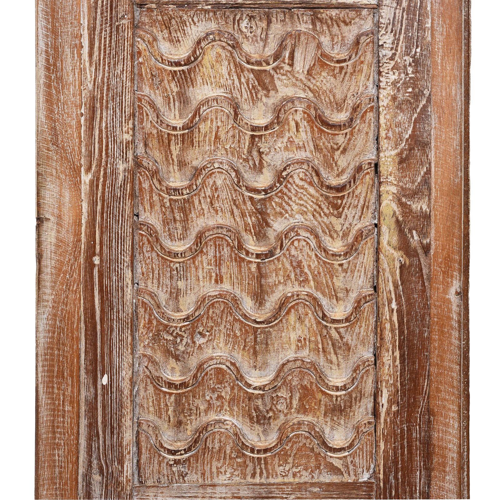 Bedside Cabinet Made From Reclaimed Carved Teak - Image 5