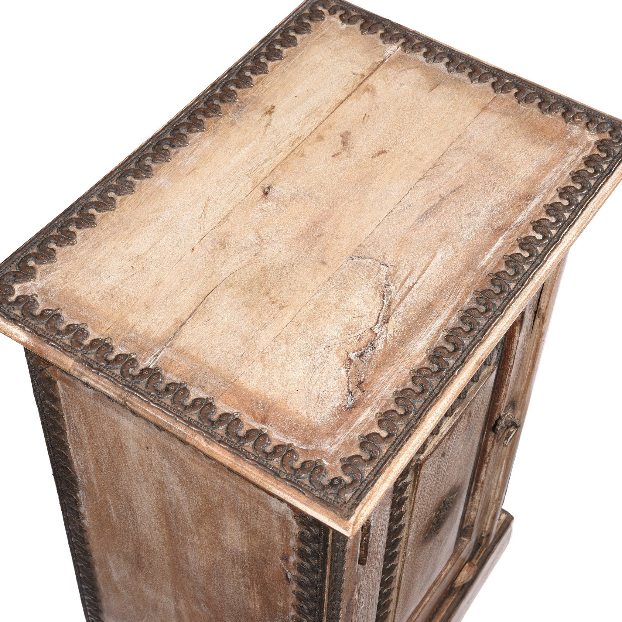 Bedside Cabinet Made From Reclaimed Teak - Image 5