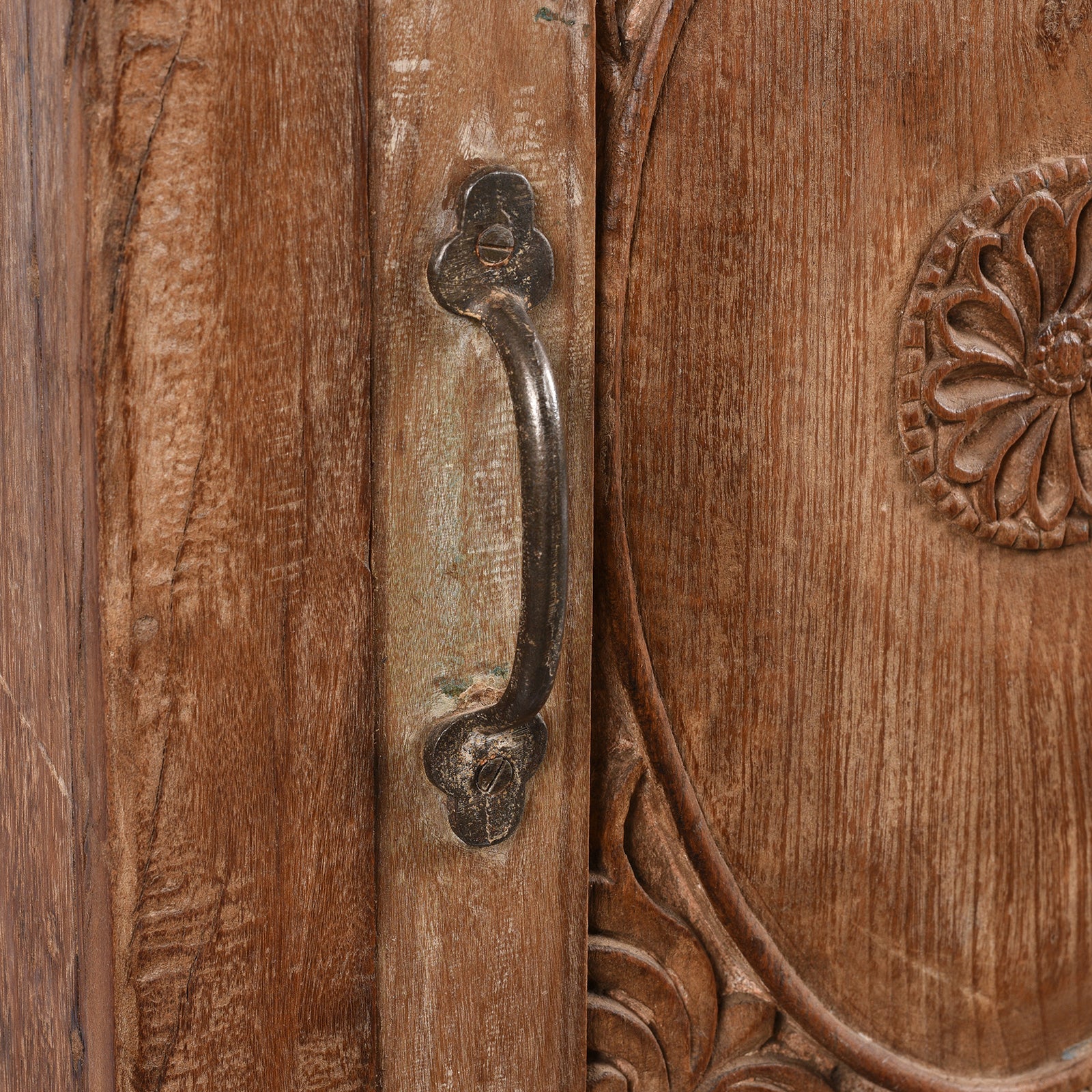 Bedside Cabinet Made From Reclaimed Teak - Image 5