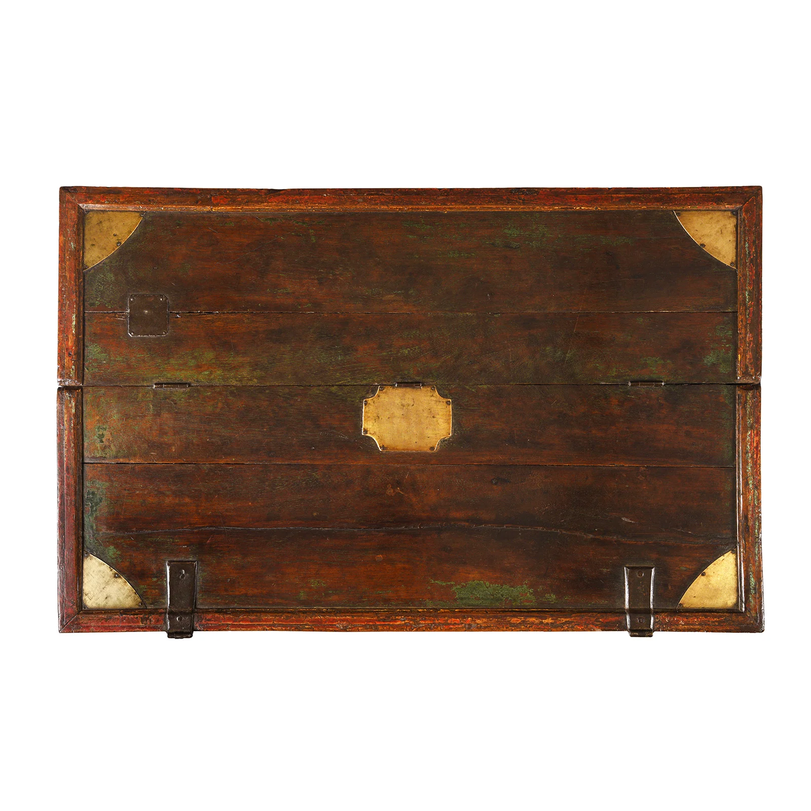 Brass & Lacquered Chest From Bikaner - Early 19th Century - Image 11