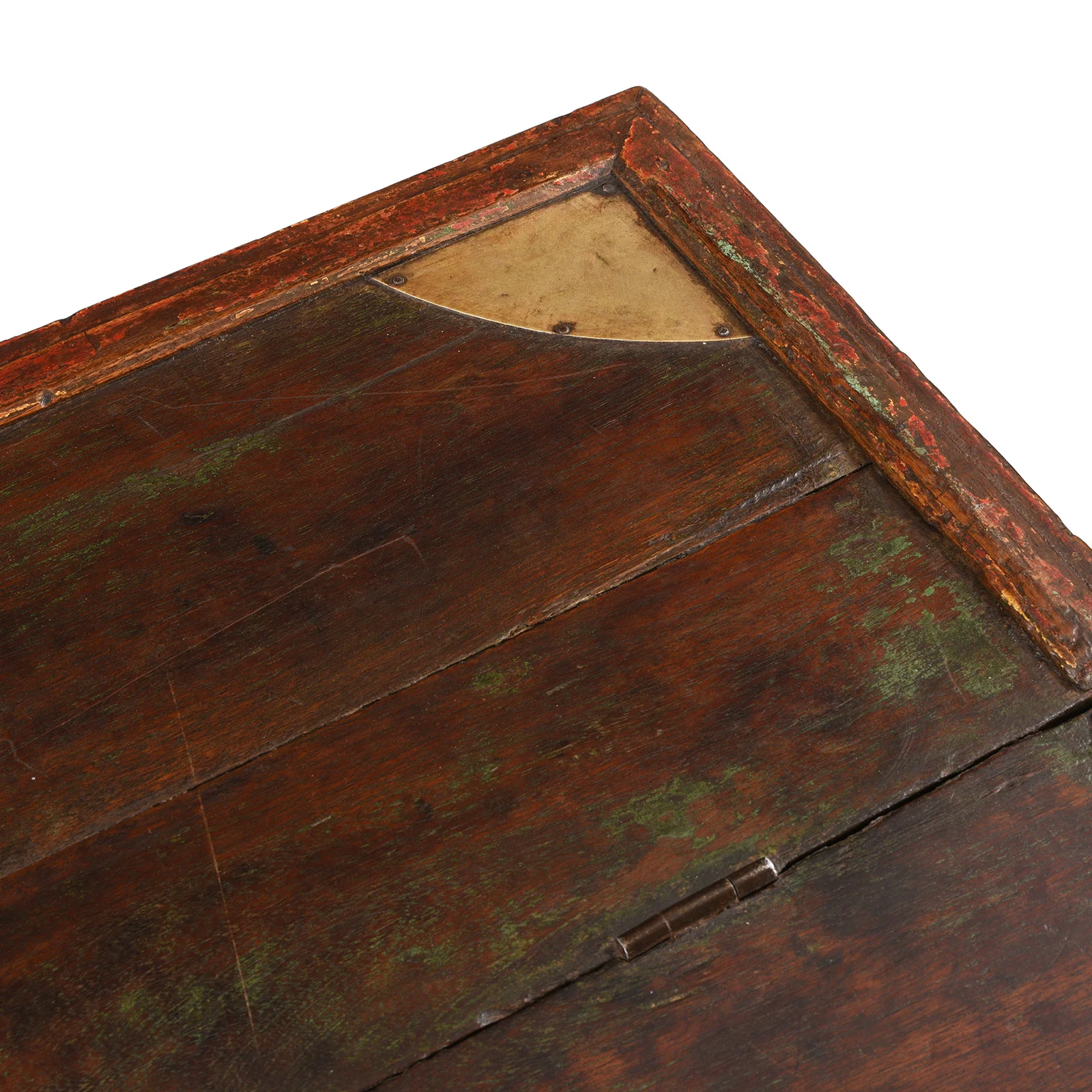 Brass & Lacquered Chest From Bikaner - Early 19th Century - Image 13
