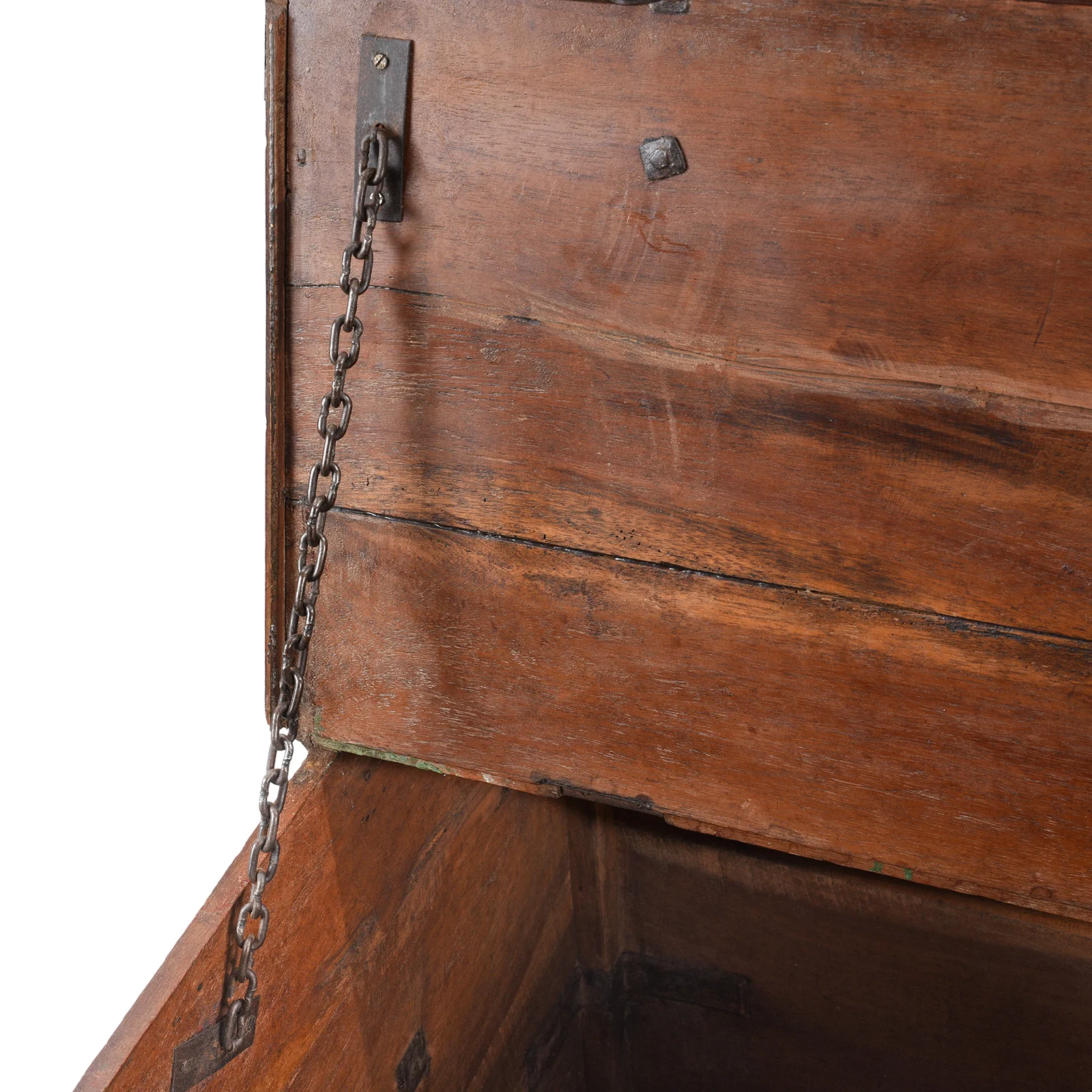 Brass & Lacquered Chest From Bikaner - Early 19th Century - Image 9