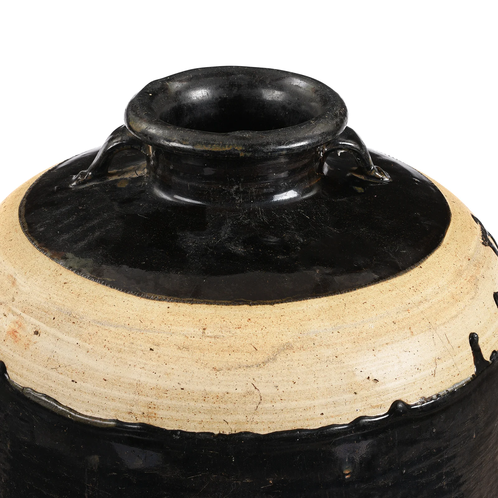 Black Glaze Wine Jar From Hebei - 19th Century - Image 3