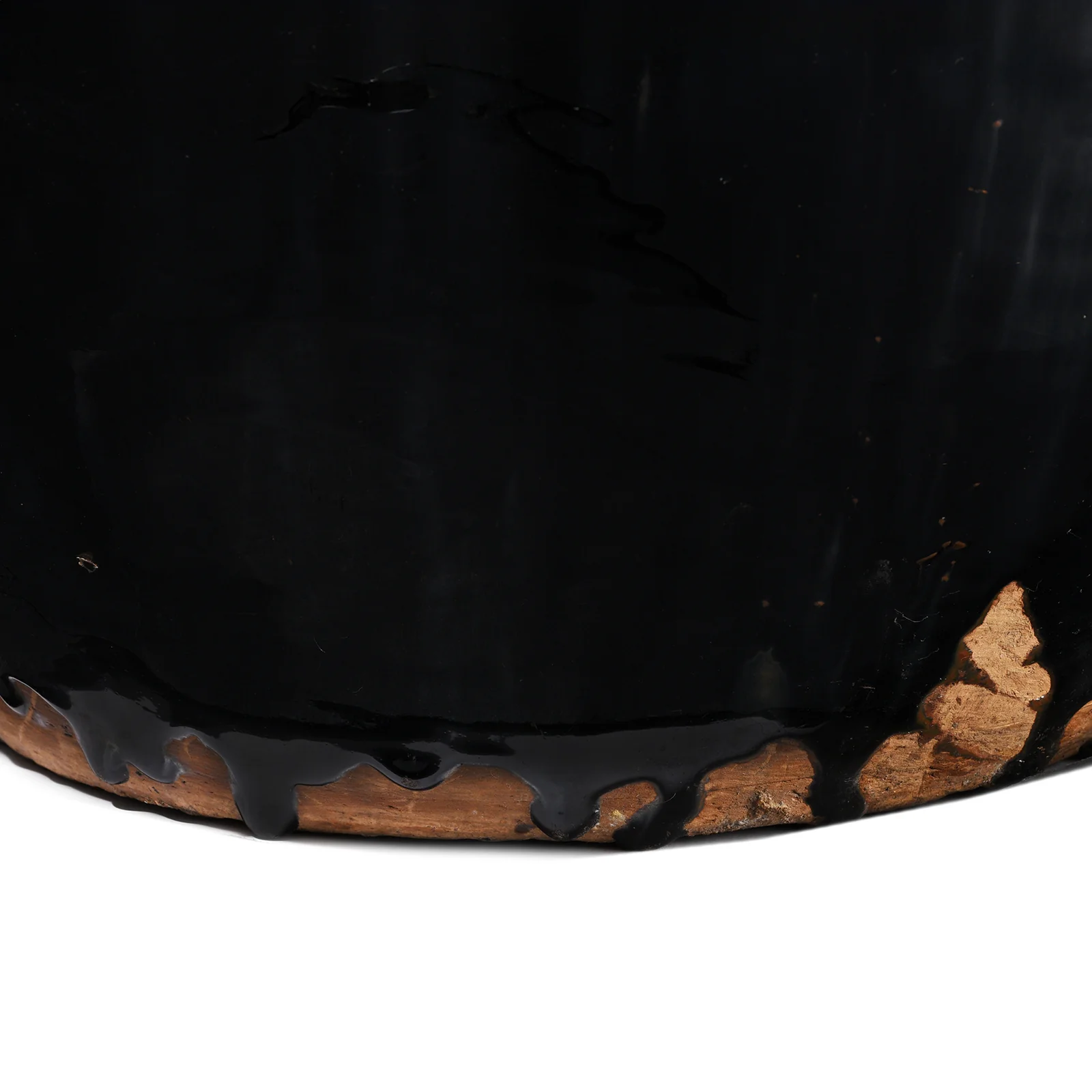 Black Glazed Wine Jar From Hebei - 19th Century - Image 3