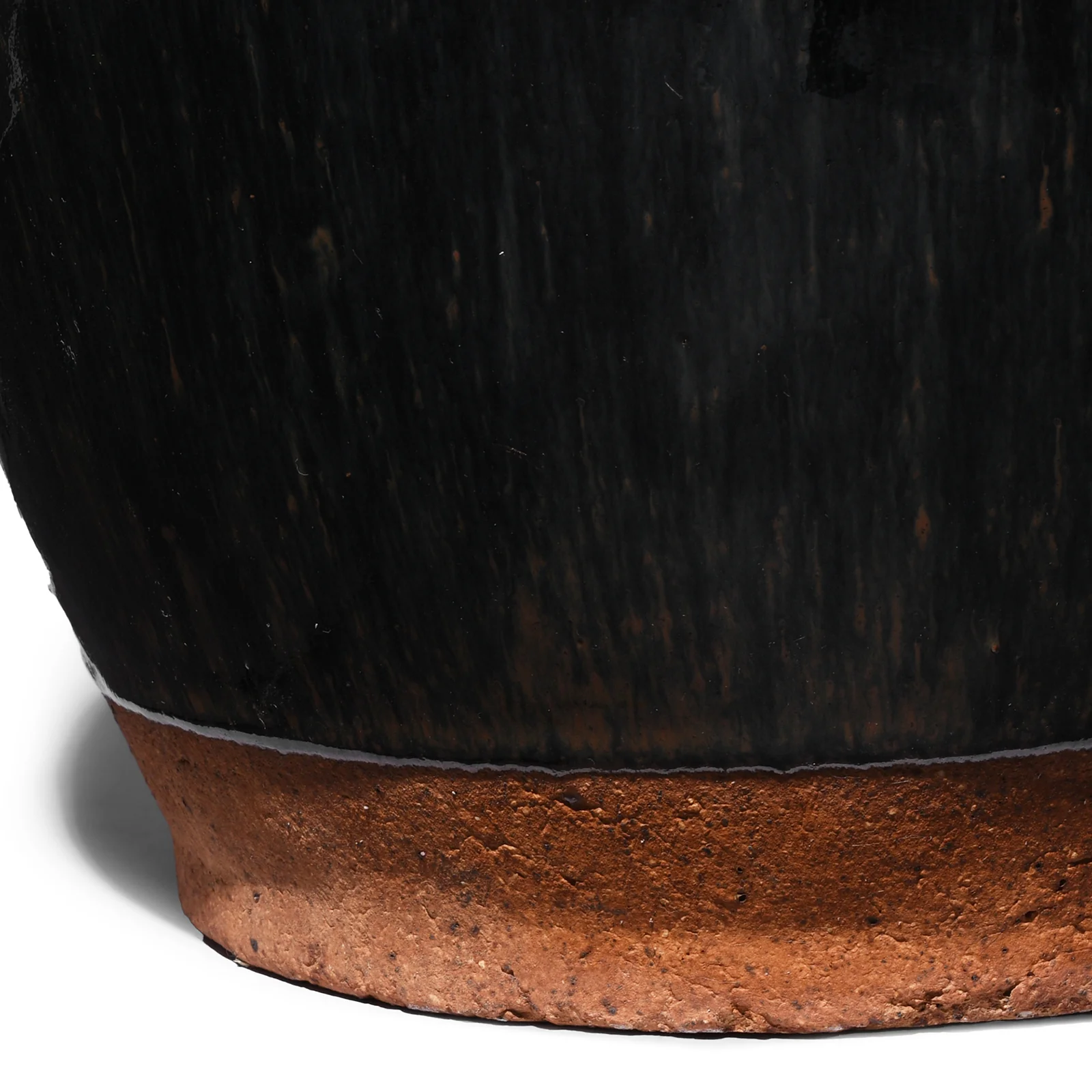 Black Glazed Chinese Ginger Jar - Image 5