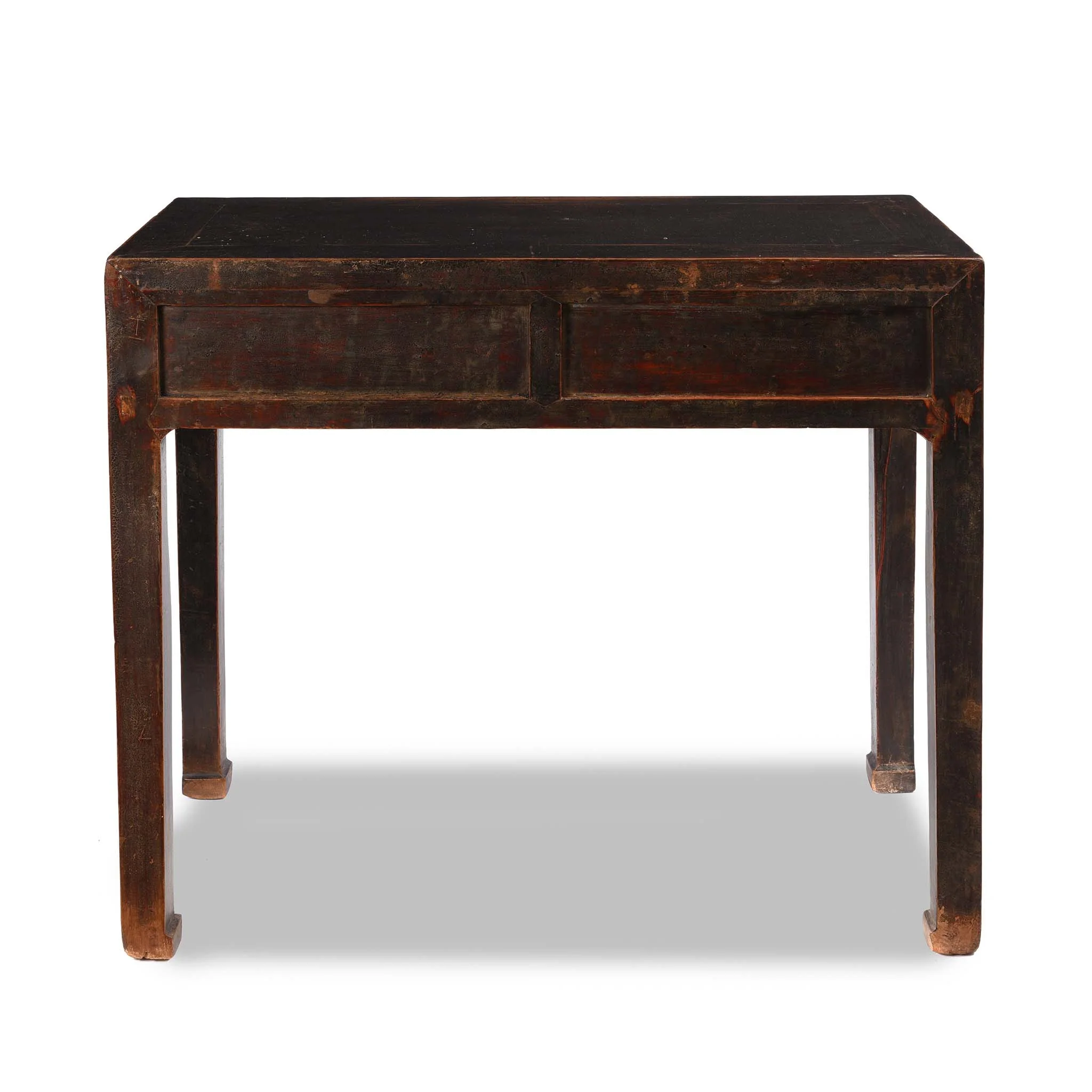 Black Lacquered Elm Scholars Desk From Shanxi - 19thC - Image 6