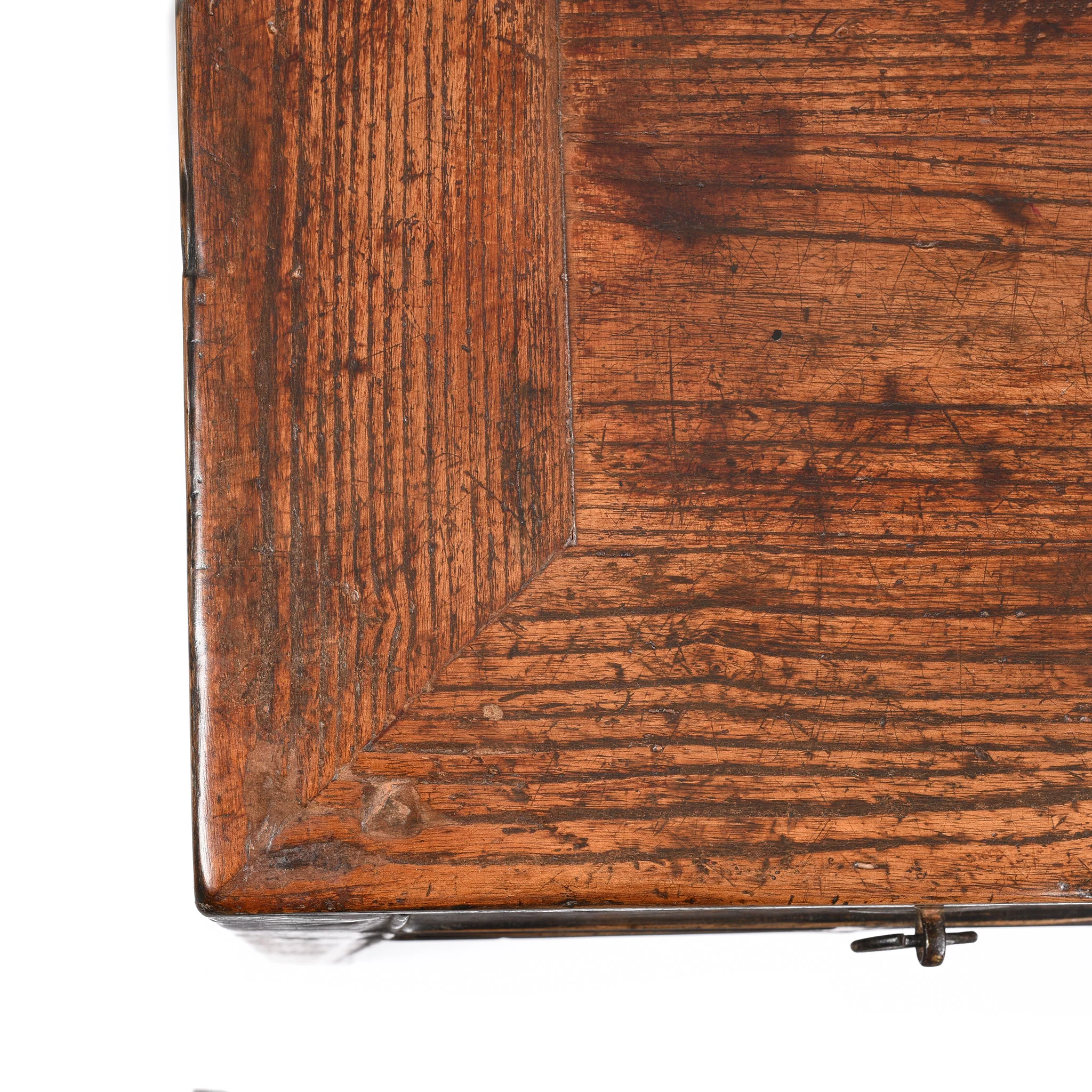Black Lacquer 3 Drawer Elm Console Table From Shanxi - 19thC - Image 7