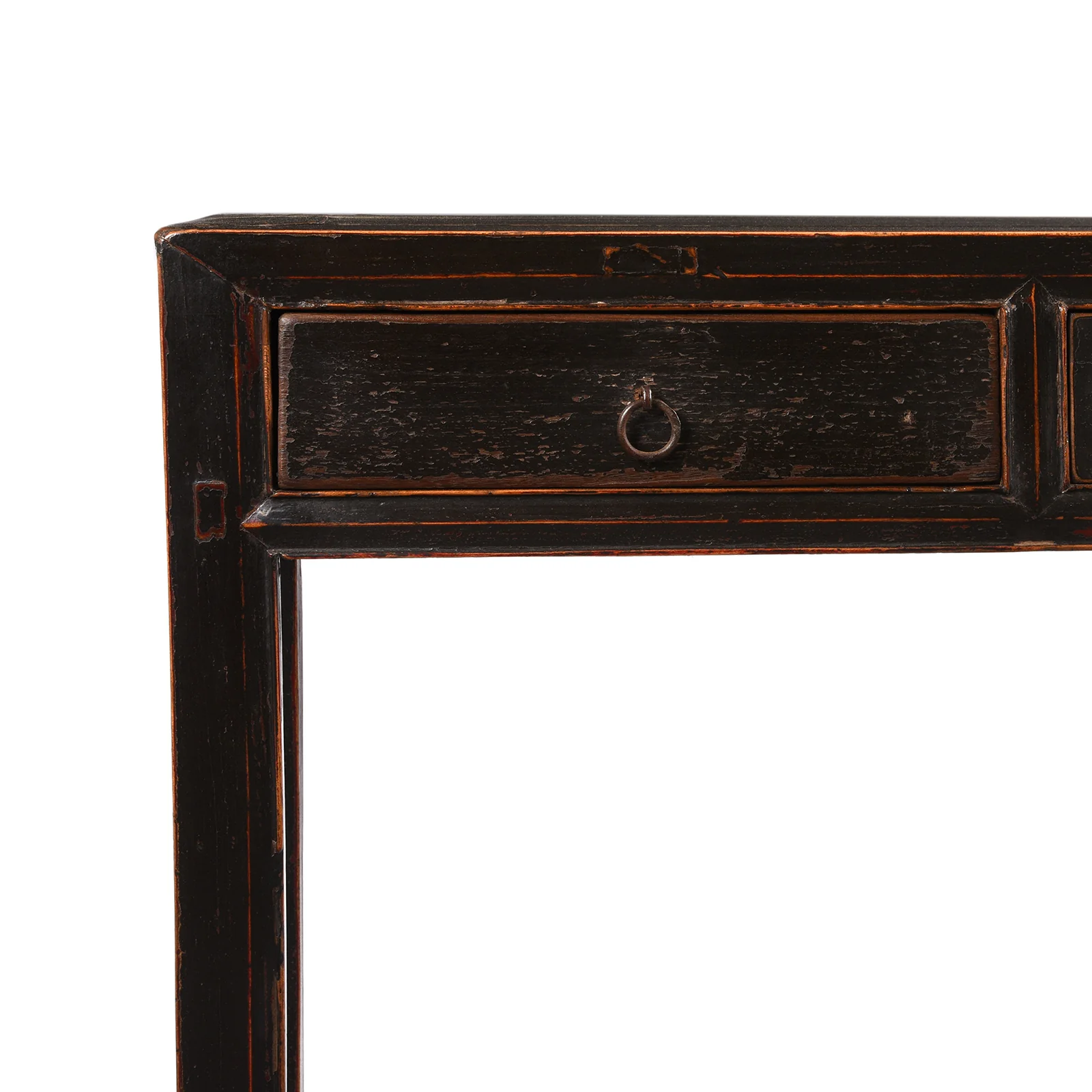 Black Lacquer 5 Drawer Altar Table From Shanxi - 19thC - Image 3