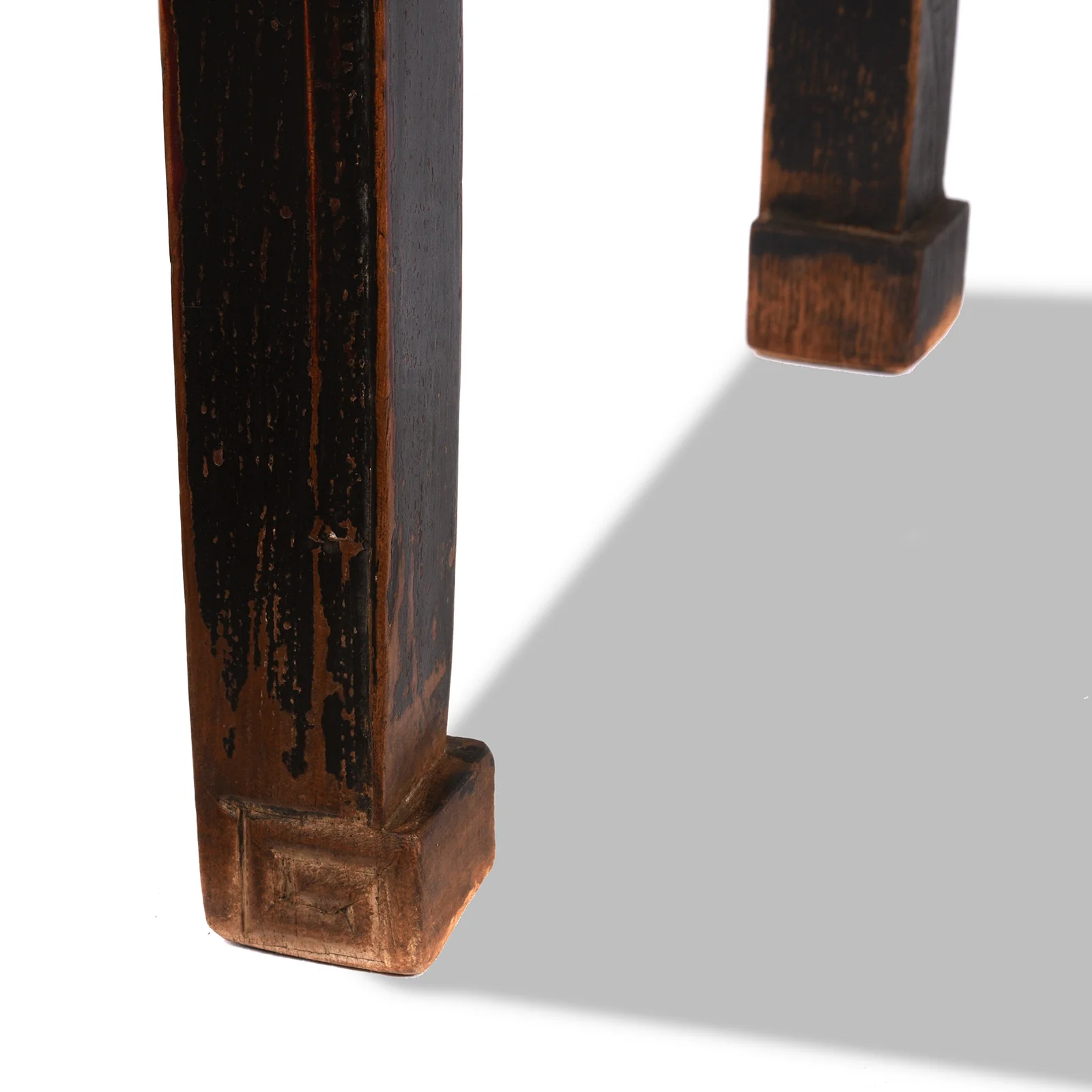 Black Lacquer 5 Drawer Altar Table From Shanxi - 19thC - Image 4