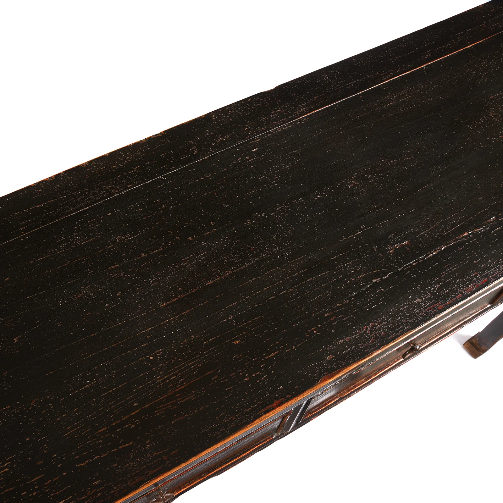 Black Lacquer 5 Drawer Altar Table From Shanxi - 19thC - Image 7