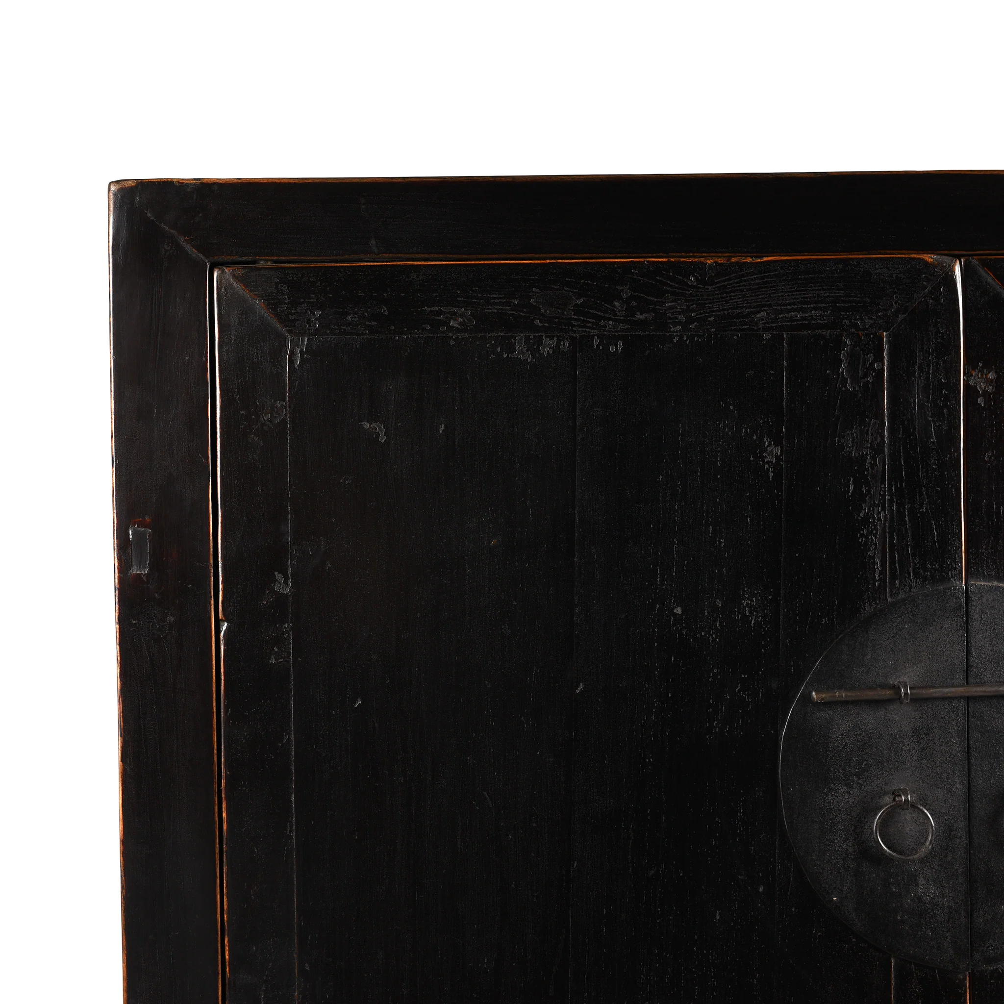 Chinese Black Lacquer Cabinet From Shanxi - 19thC - Image 3