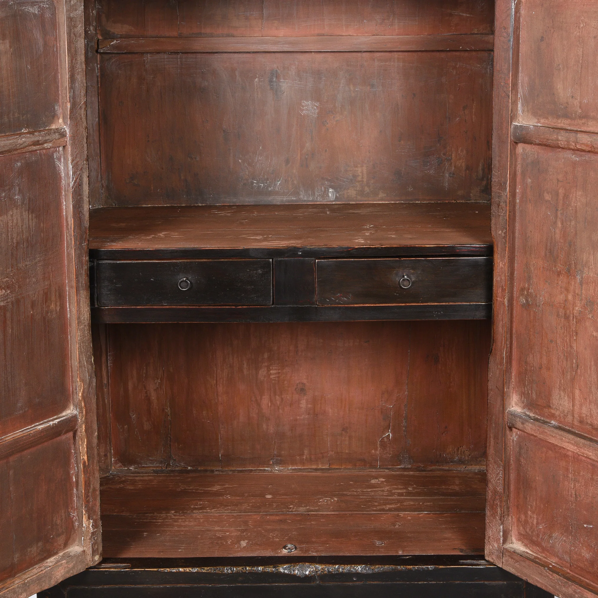 Chinese Black Lacquer Cabinet From Shanxi - 19thC - Image 8