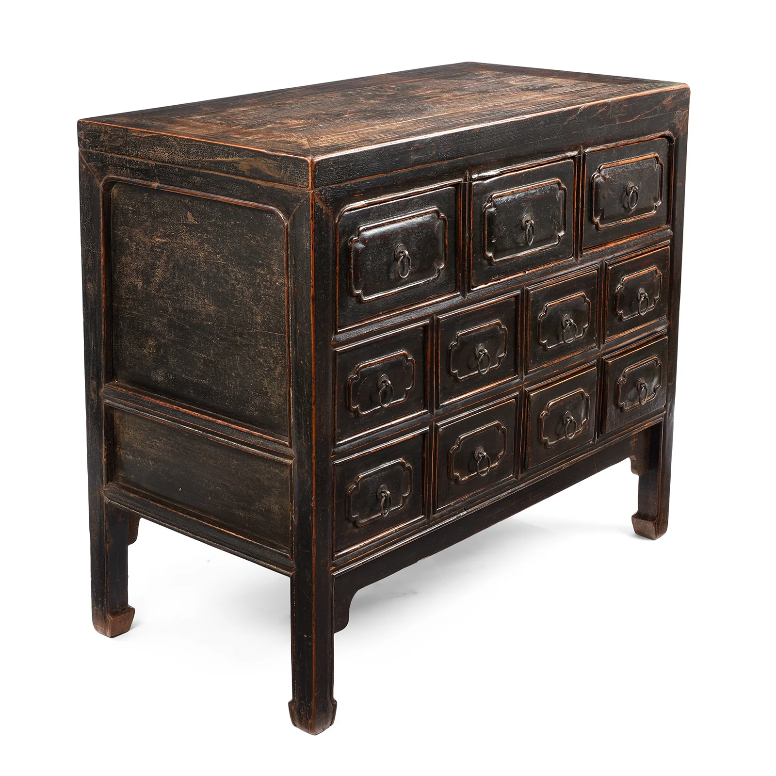 Black Lacquer Chest Of Drawers From Shanxi - 19th Century - Image 3