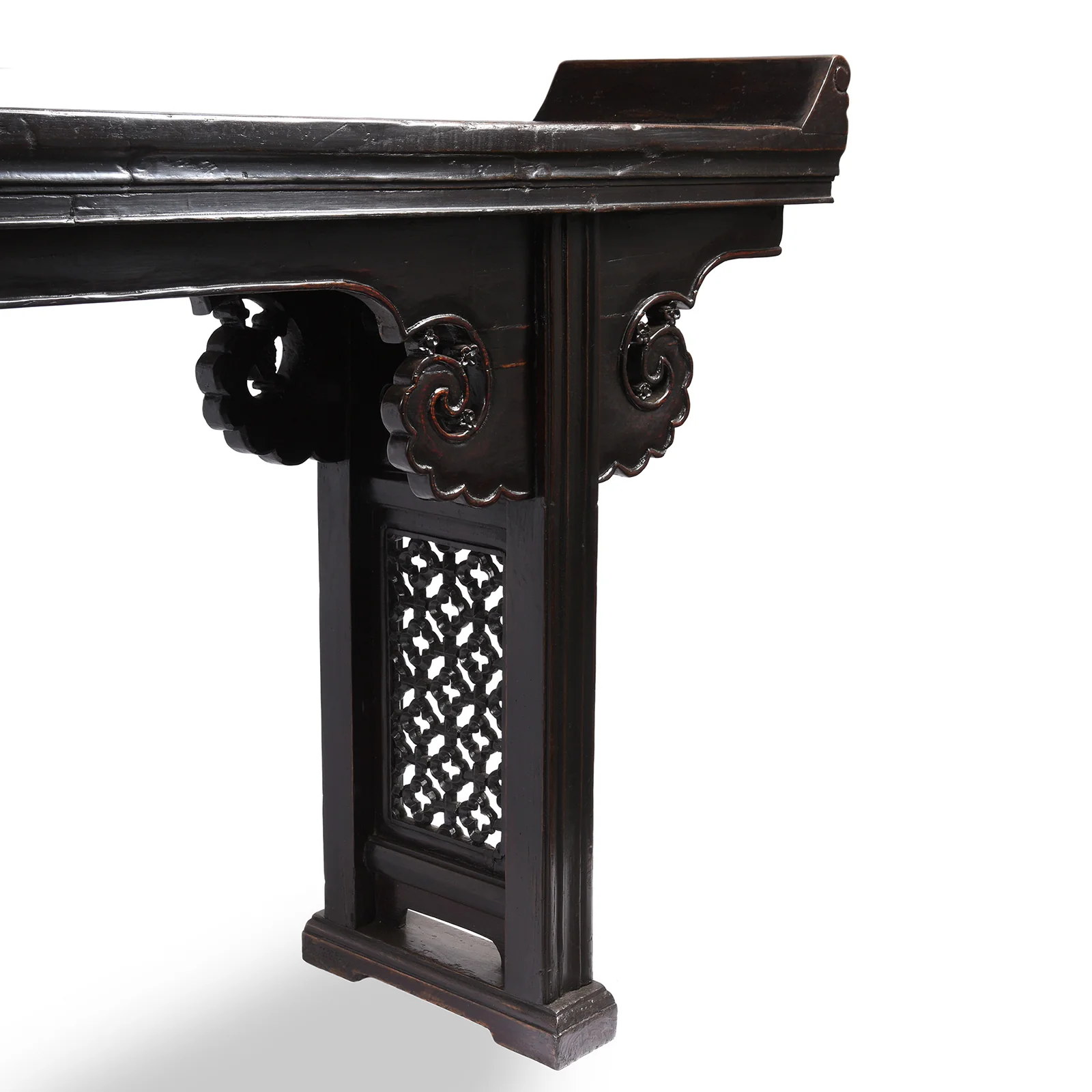 Black Lacquer Altar Table from Shanxi - Early 19th Century - Image 6