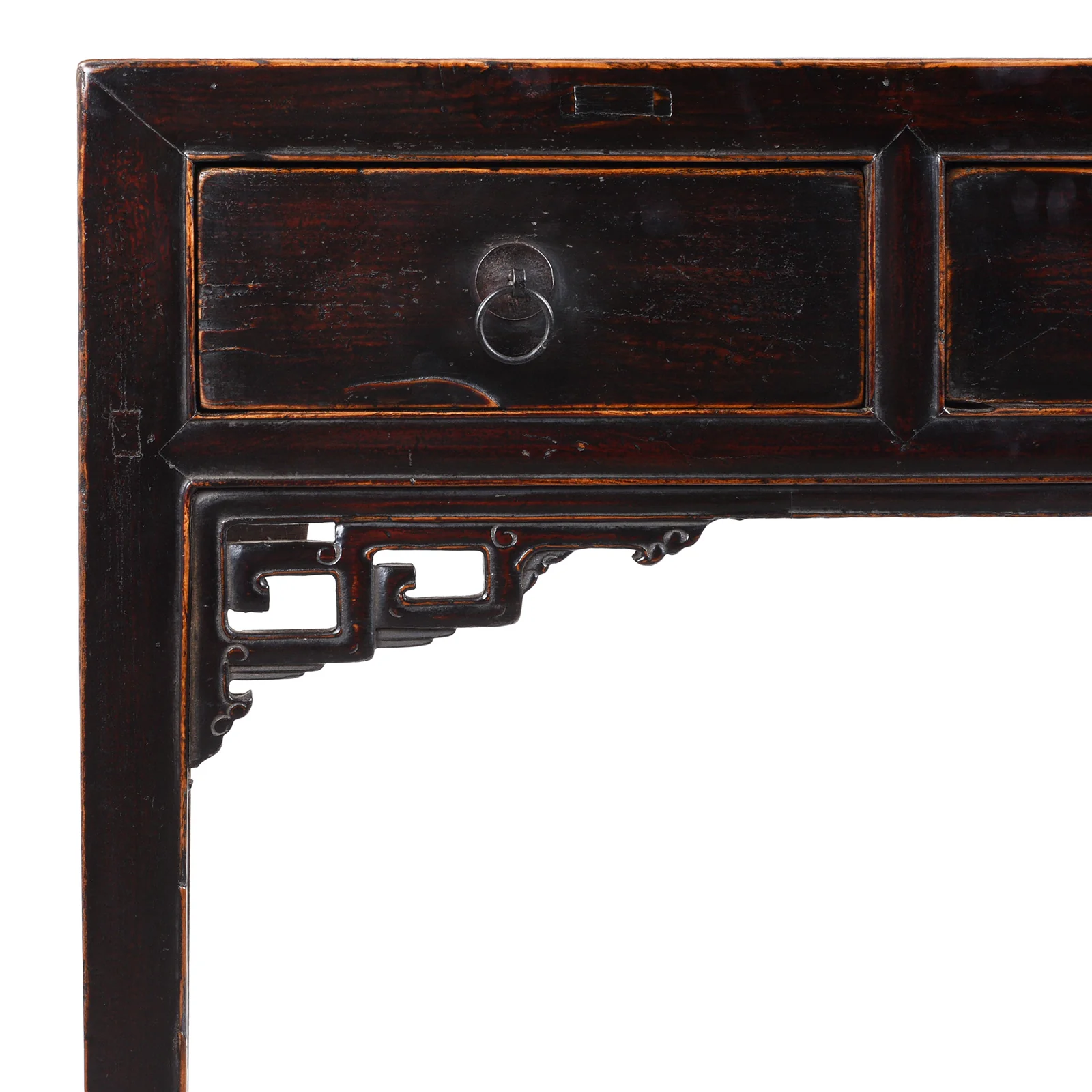 Black Lacquer 3 Drawer Desk From Shanxi - 19th Century - Image 3