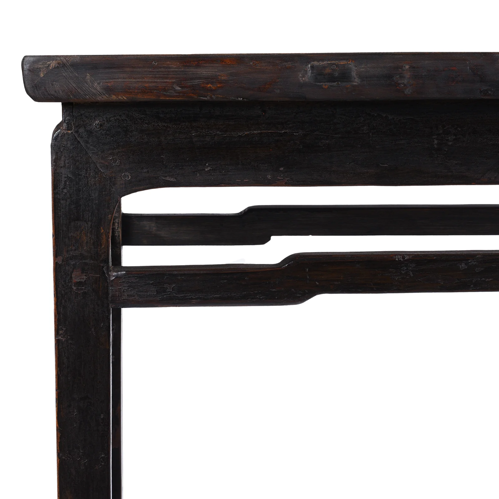 Black Lacquer Console Table From Shanxi - 19th Century - Image 2