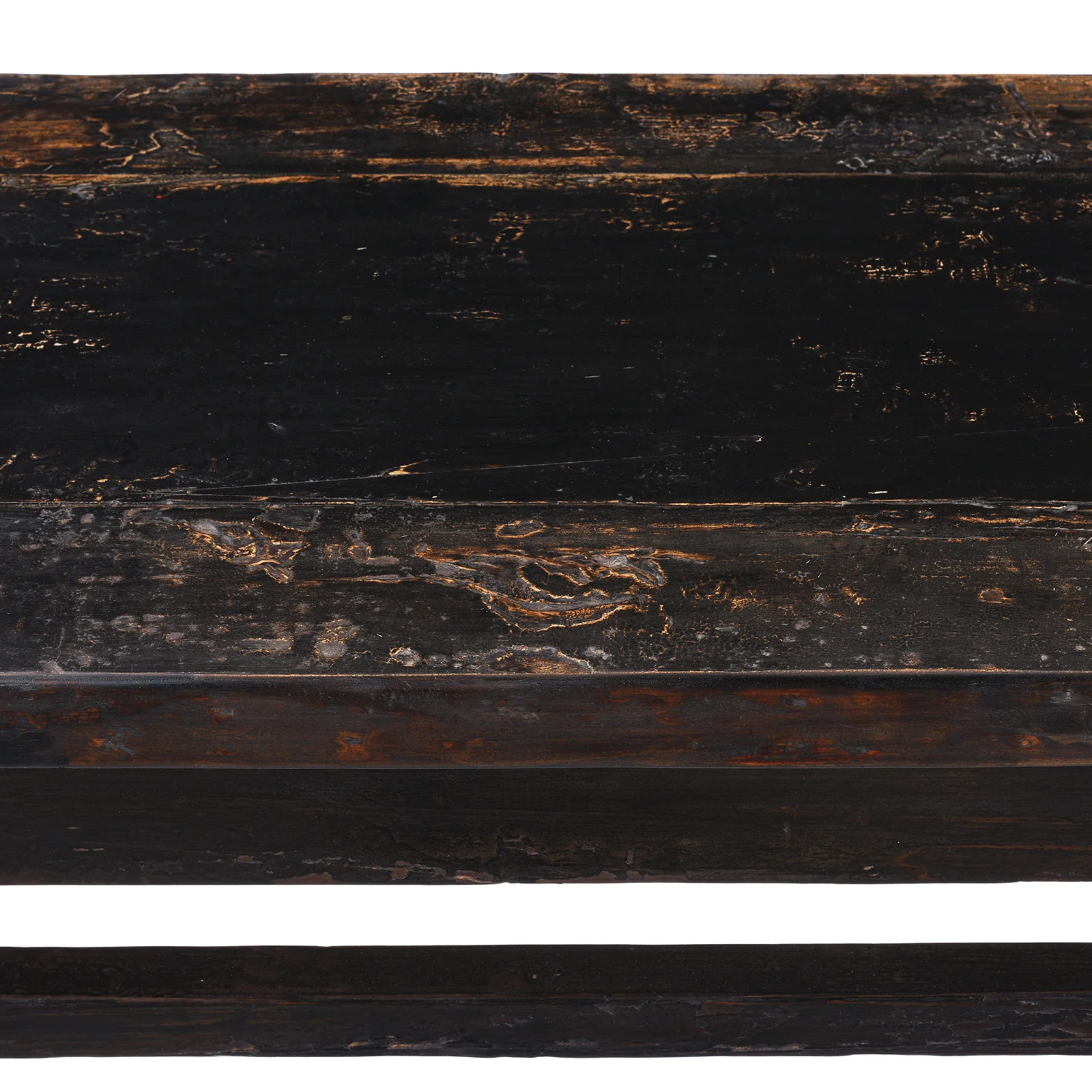 Black Lacquer Console Table From Shanxi - 19th Century - Image 6
