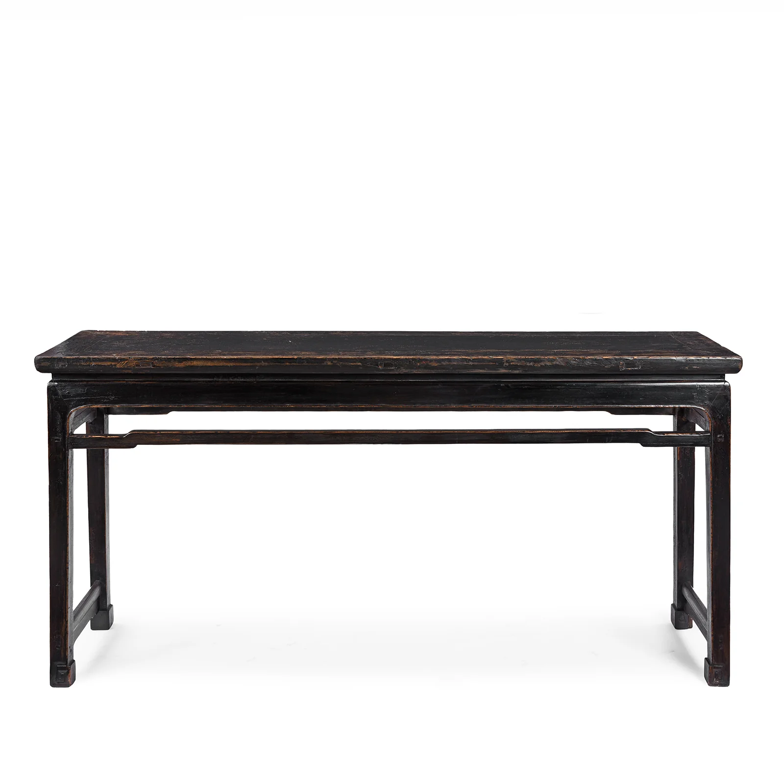 Black Lacquer Console Table From Shanxi - 19th Century - Image 7