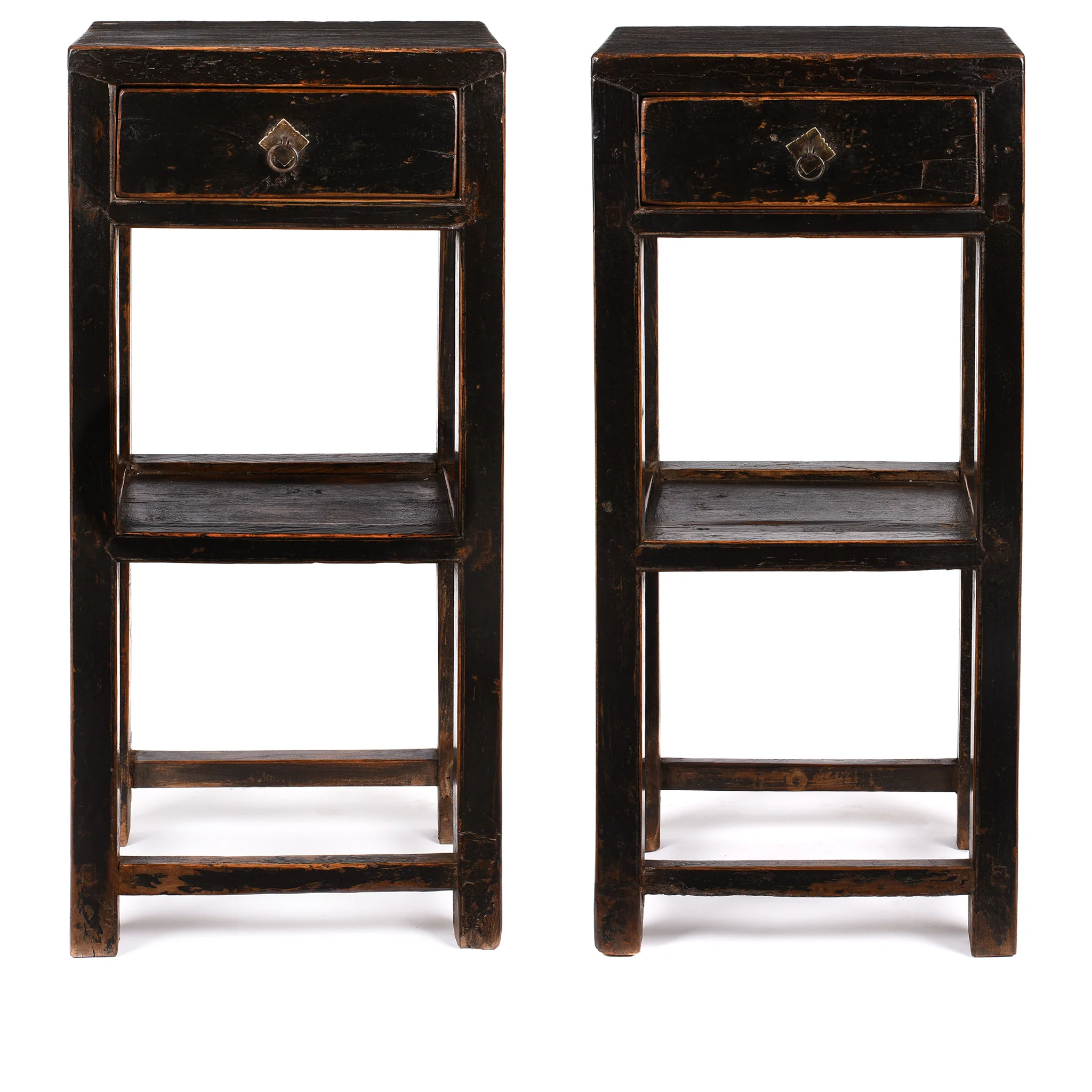 Black Lacquer Flower Stand - 19thC - Image 2