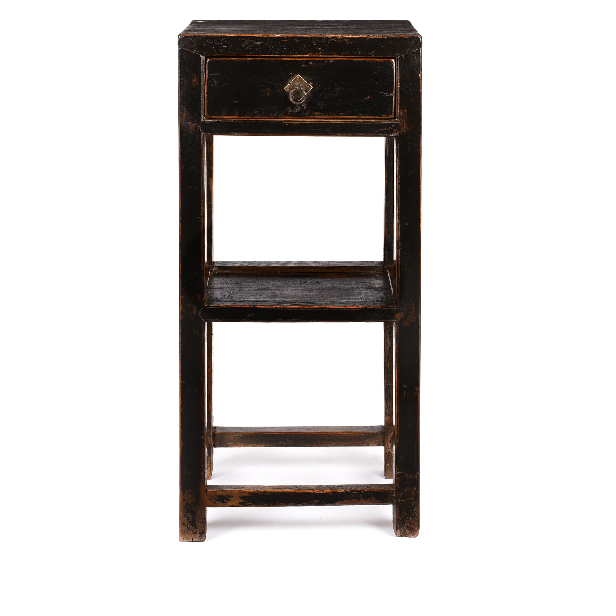 Black Lacquer Flower Stand - 19thC - Image 3