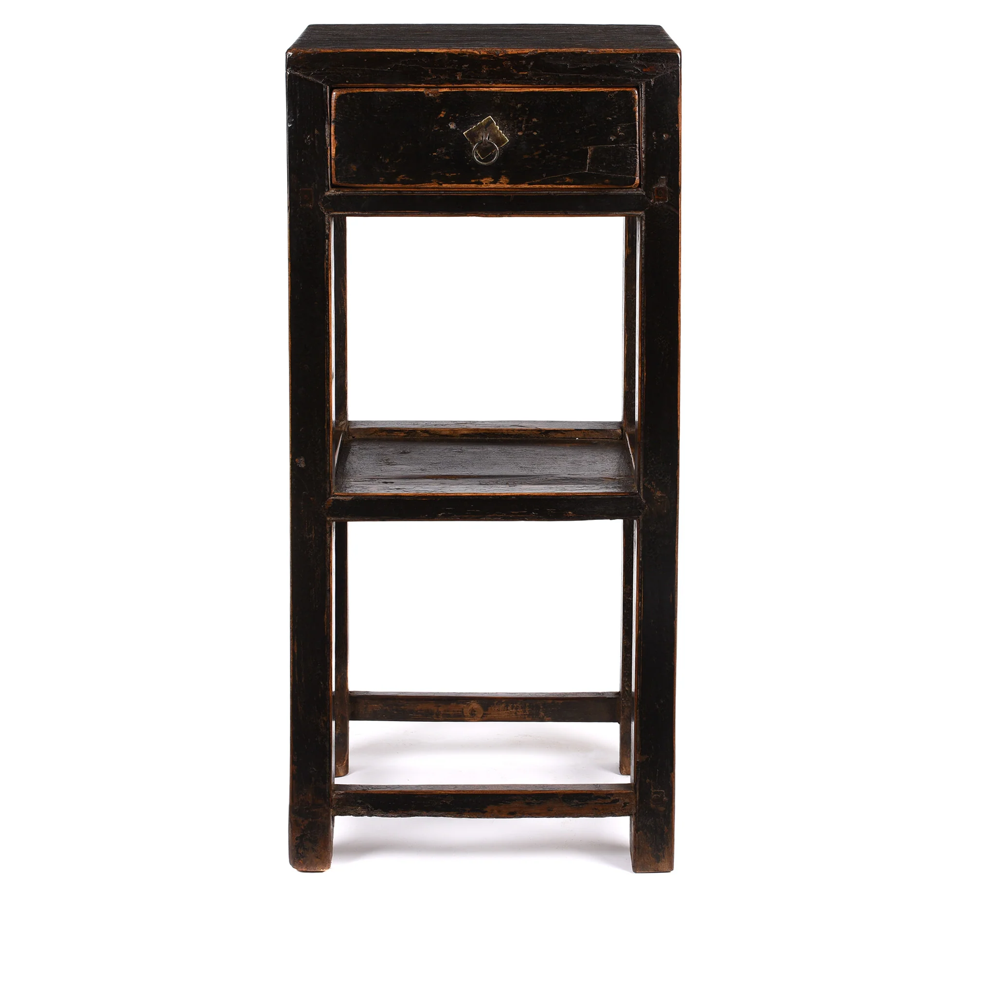 Black Lacquer Flower Stand - 19thC - Image 4