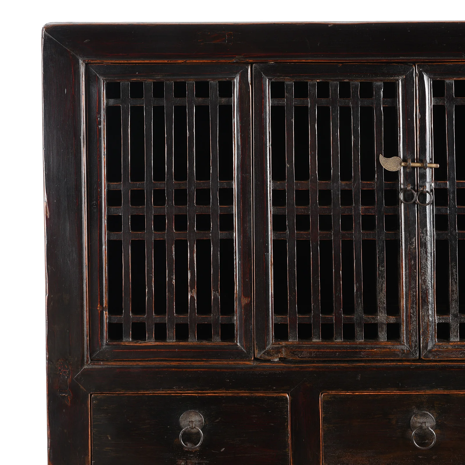 Black Lacquer Kitchen Cabinet From Tianjin - 19th Century - Image 3