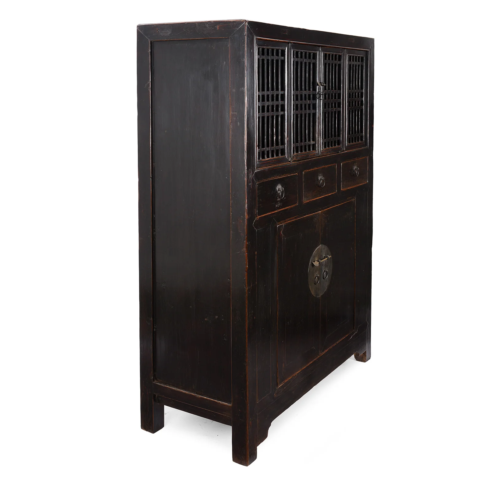 Black Lacquer Kitchen Cabinet From Tianjin - 19th Century - Image 5