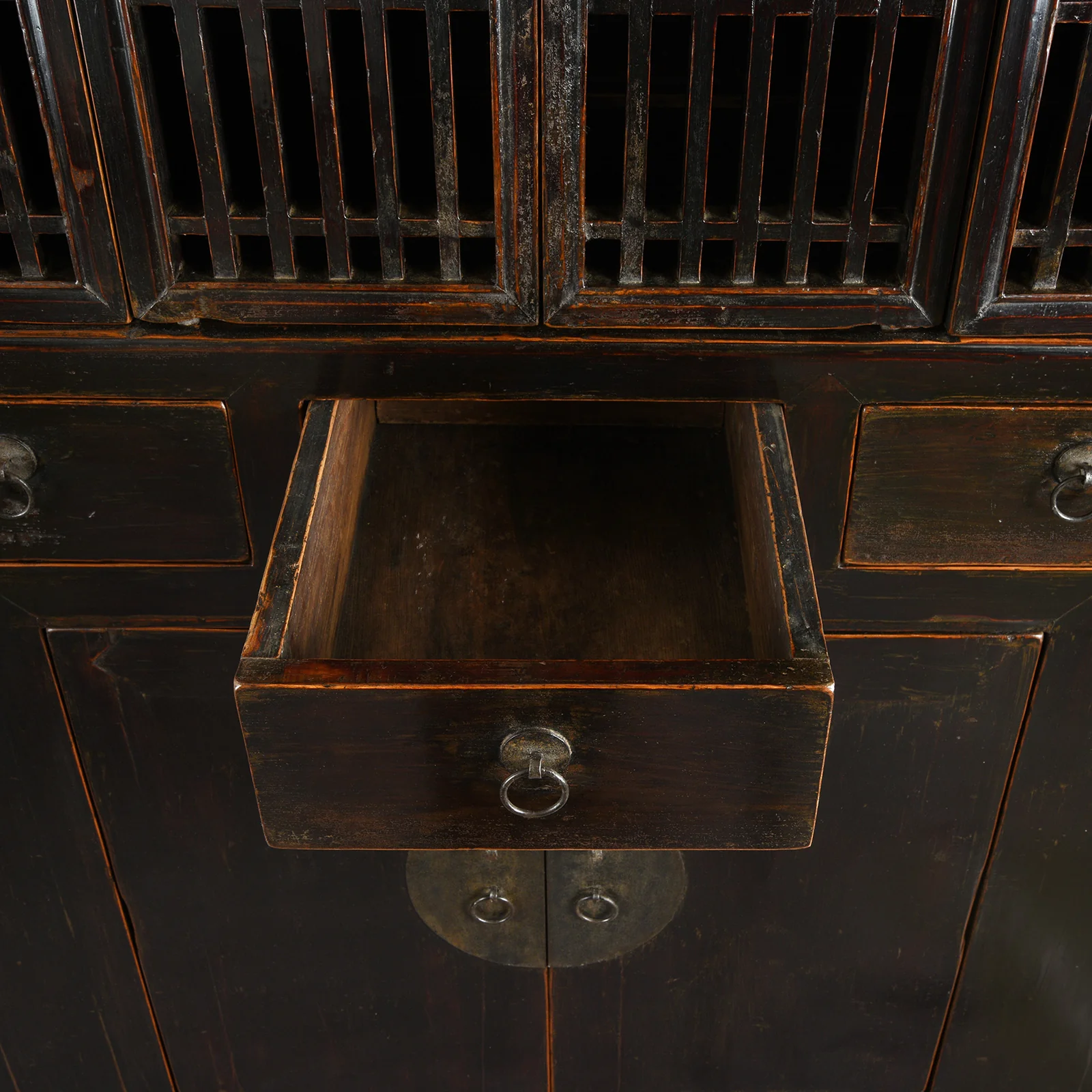 Black Lacquer Kitchen Cabinet From Tianjin - 19th Century - Image 6
