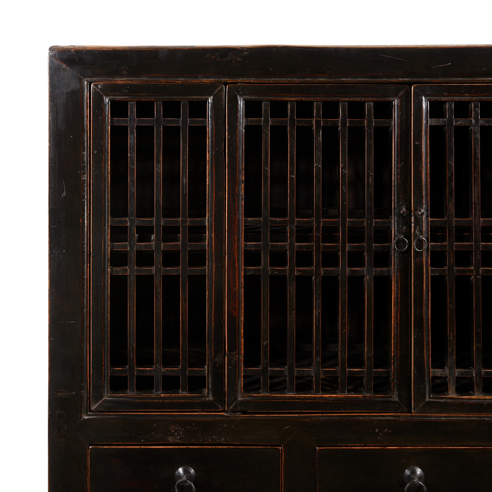 Black Lacquer Kitchen Cabinet From Tianjin - 19thC - Image 5