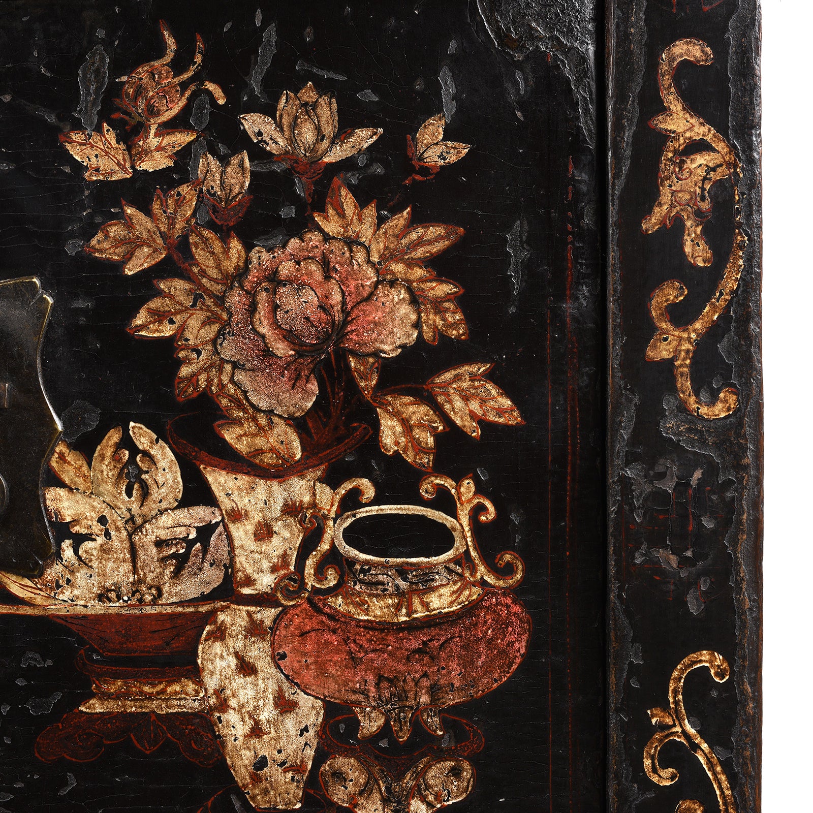 Black Lacquer Sideboard From Shanxi - Early 19th Century - Image 8